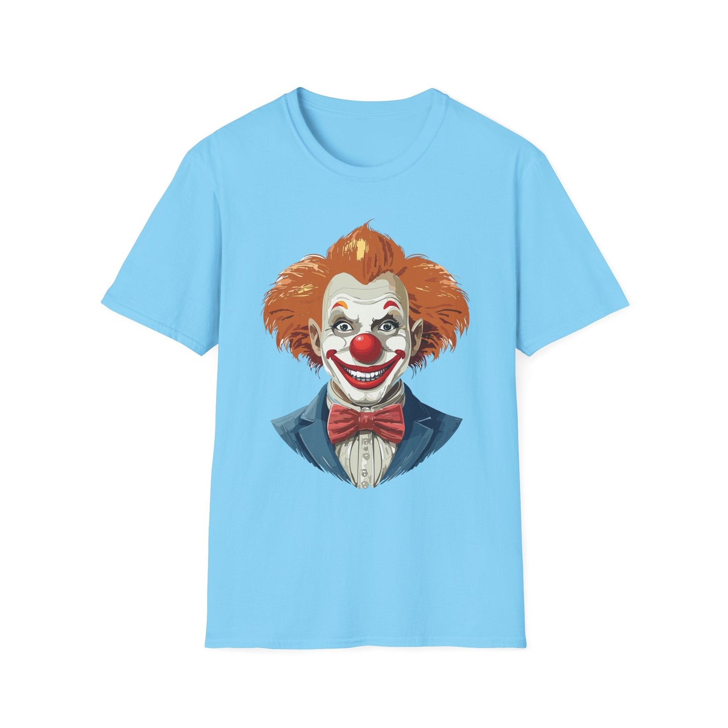 Clown Shirt Unisex Funny Man Circus Tee Softstyle Gildan 64000 Short Sleeve Shirt Premium