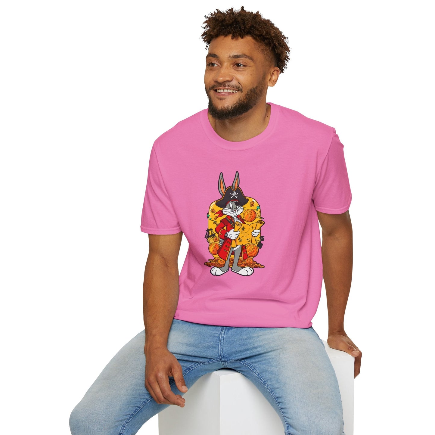 Bugs Bunny Shirt Unisex T Shirt Cartoon Design Animation Tee Gildan Softstyle 64000
