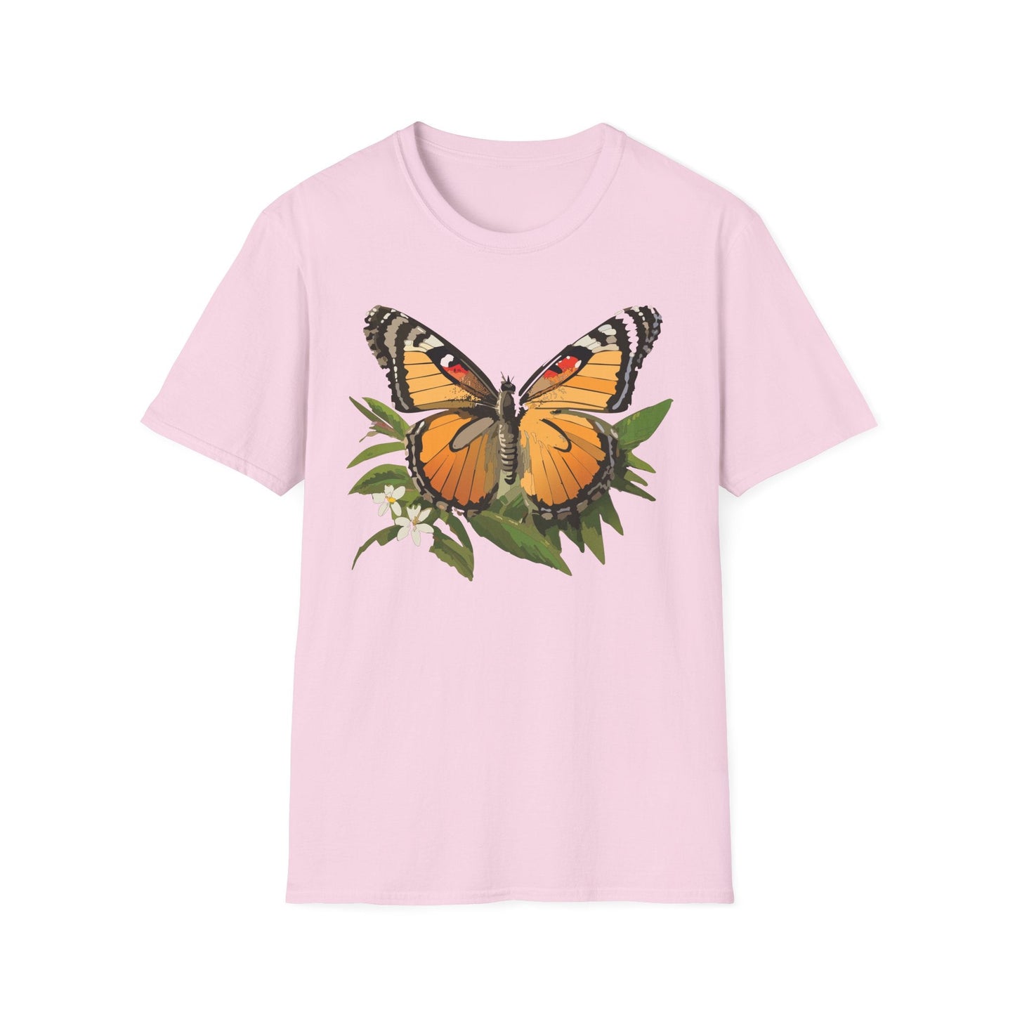 Monarch Butterfly Shirt Unisex Softstyle Tee 100 Percent Ring Spun Cotton Gildan 64000