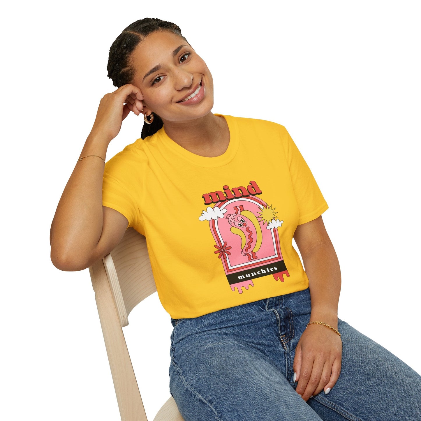 Funny Food T Shirt Unisex Softstyle Gildan 64000 100 Percent Ring Spun Cotton Lightweight Comfort