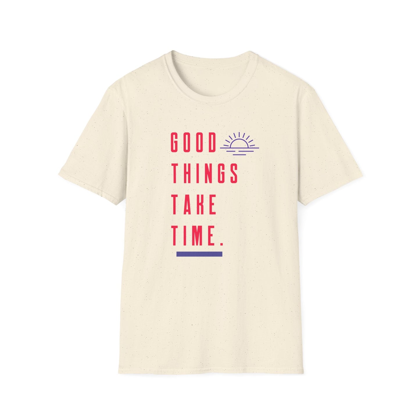Positive Slogan T Shirt Unisex Gildan Softstyle 64000 Ring Spun Cotton Tee With Positive Words