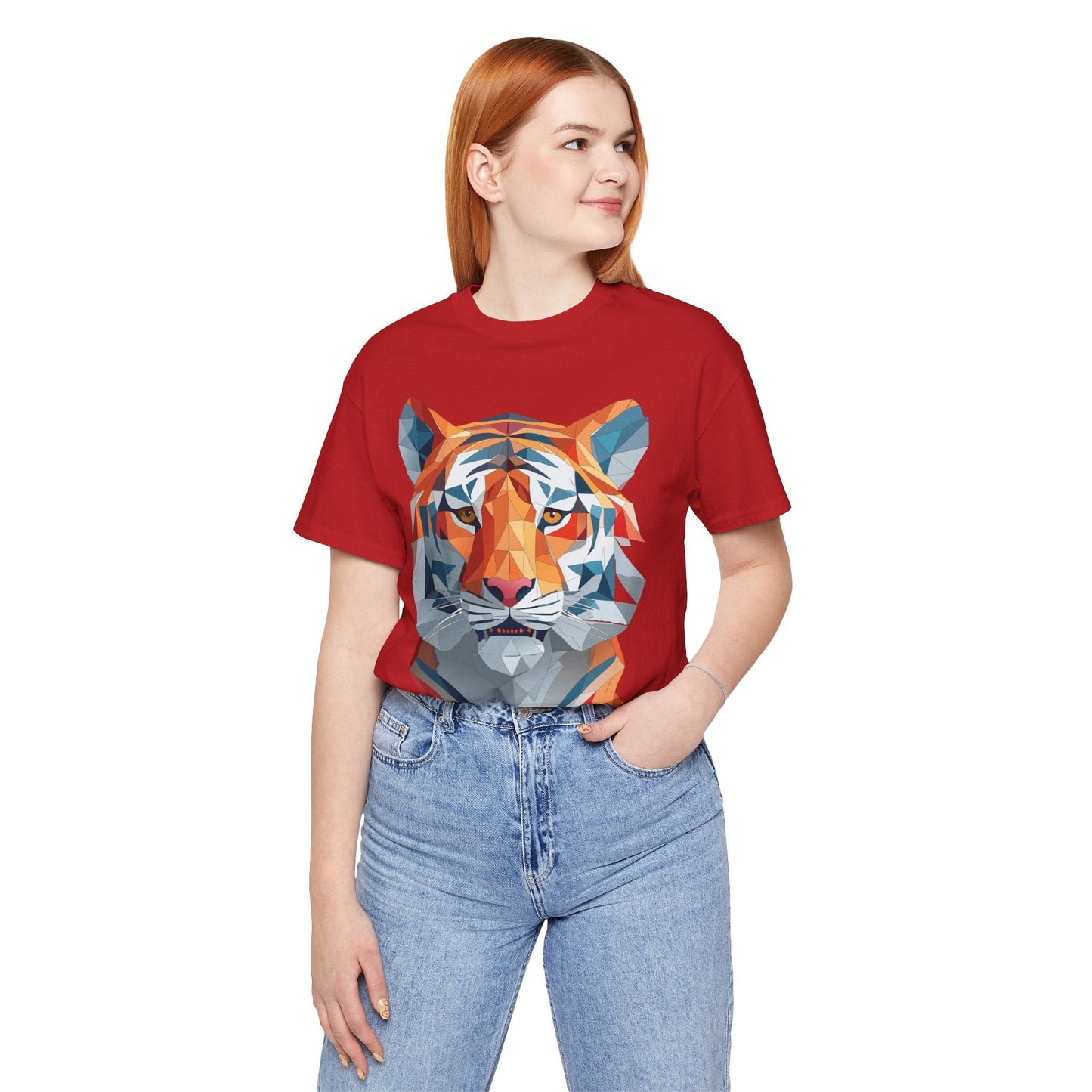 Unisex Animal Shirt With Art Design And Wildlife Theme Short Sleeve Tee For Everyday Wear