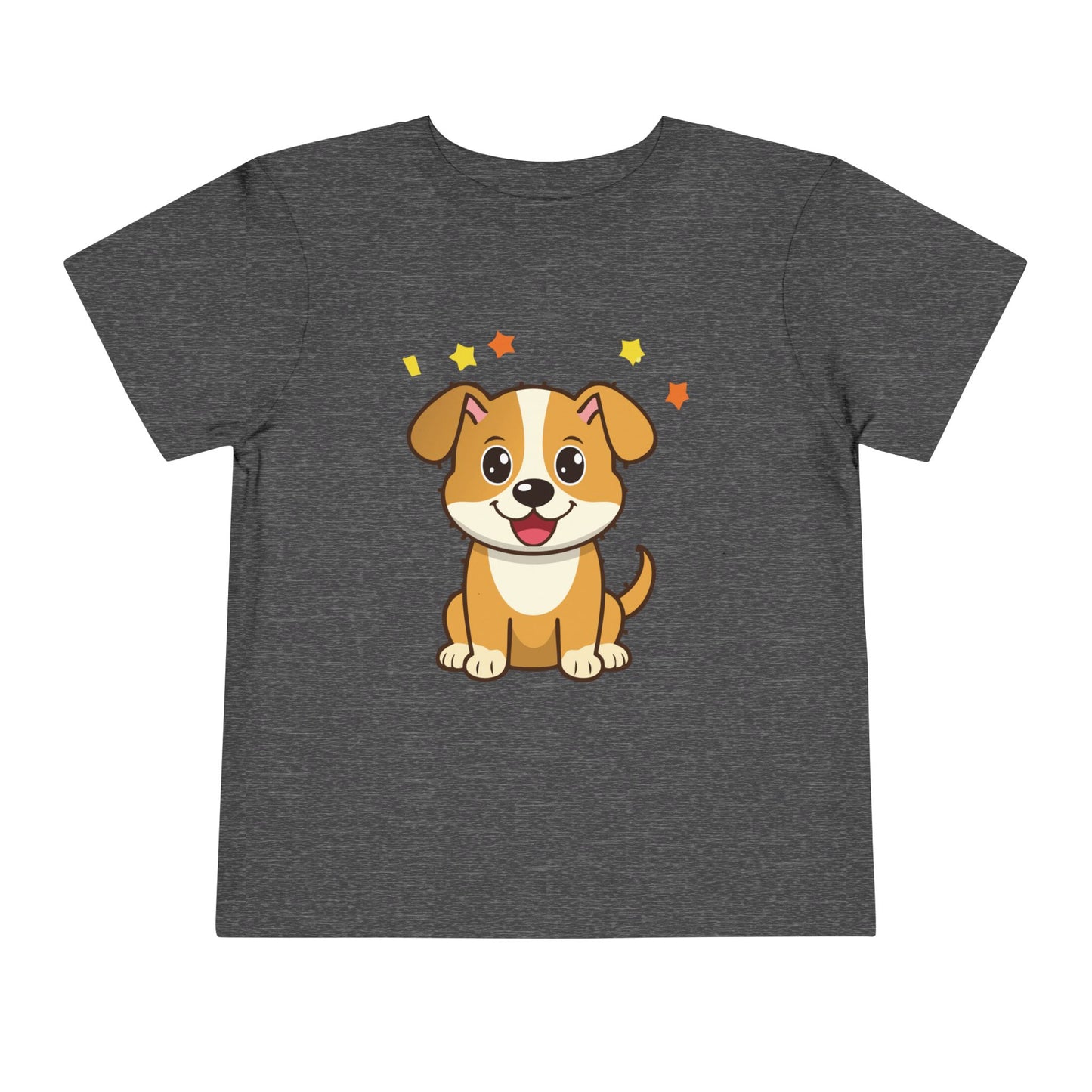 Bonita camiseta de manga corta para niños pequeños con diseño de cachorro: regalo adorable para amantes de las mascotas (2 a 5 años)