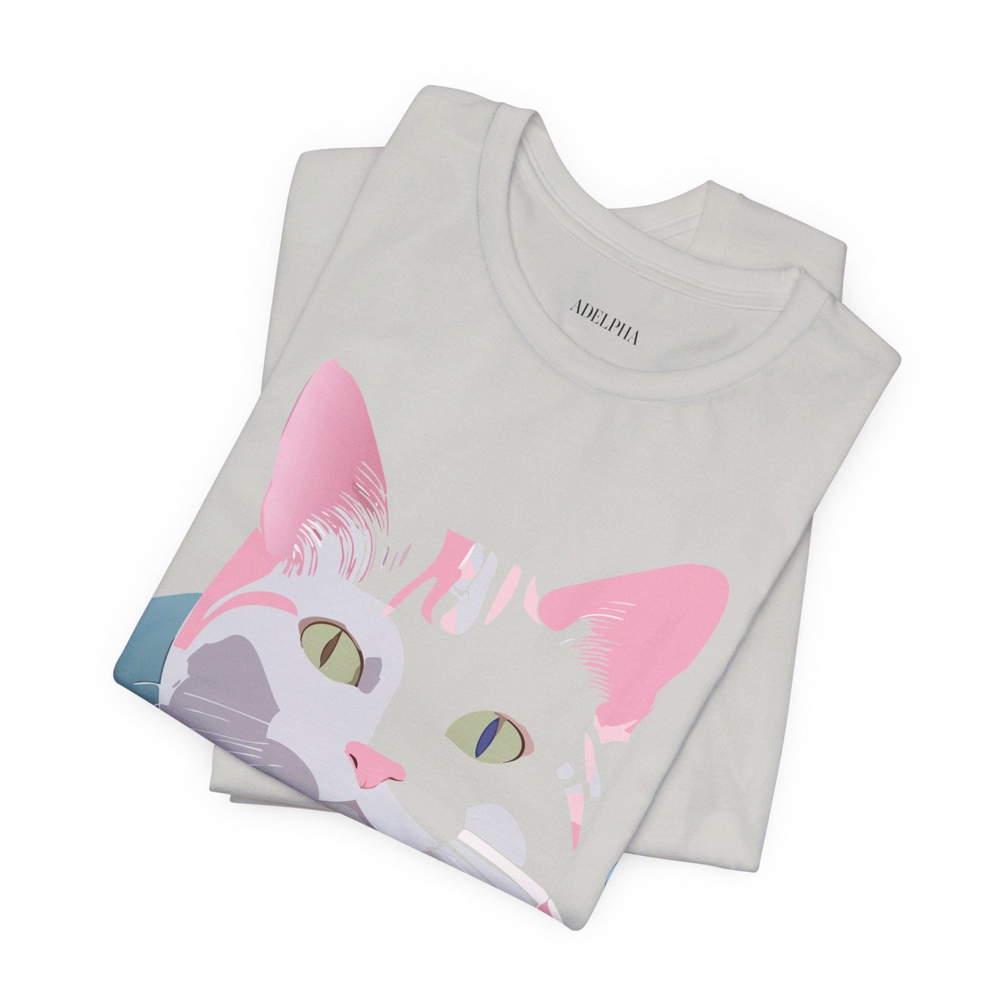 Adelpha Cat Graphic Tee Unisex Short Sleeve Shirt Vintage Inspired Artwork