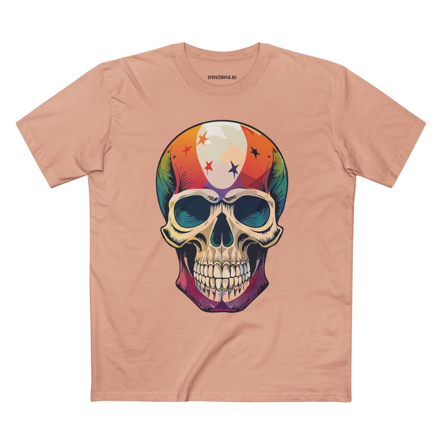 Skull And Skeleton Shirt Unisex Premium Cotton Staple Tee With Art Design Retro2Nova SS7