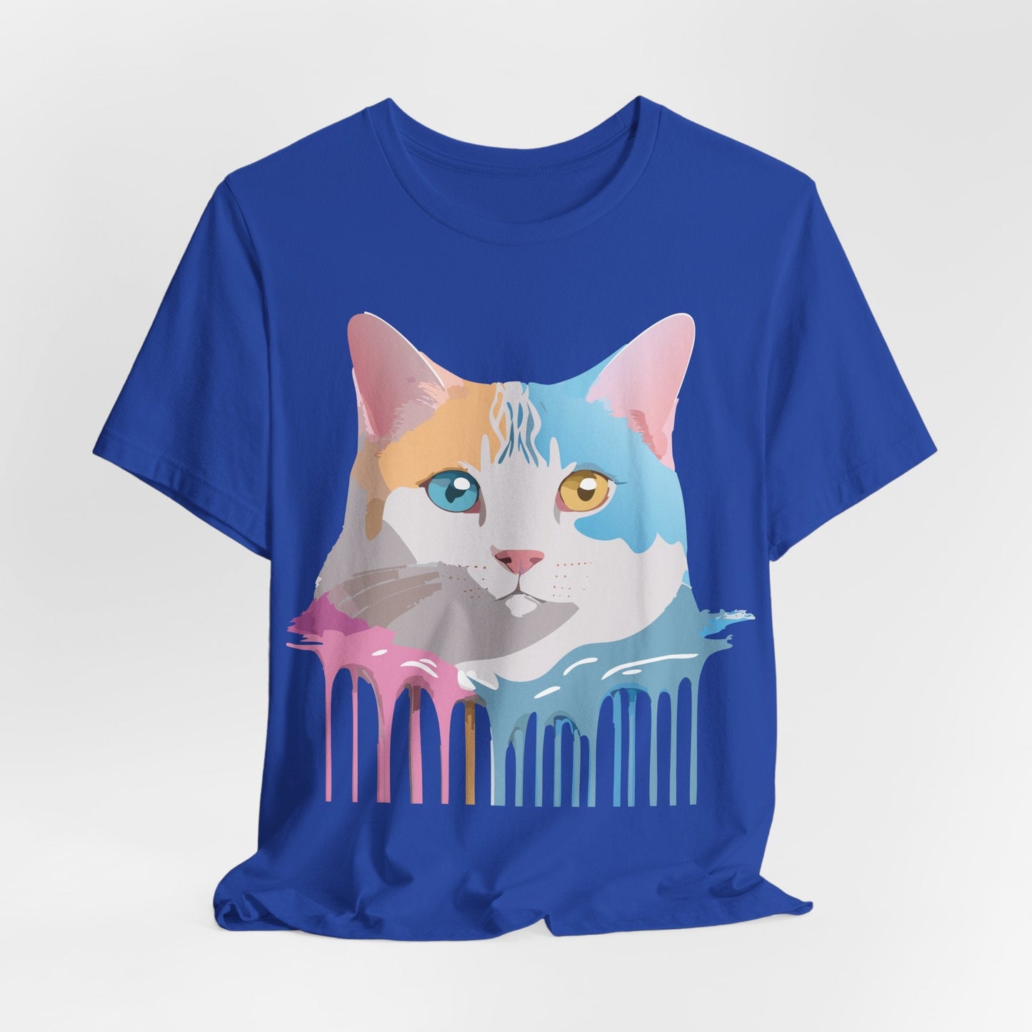 Unisex Cat Shirt Graphic Tee With Vintage Adelpha Art Design