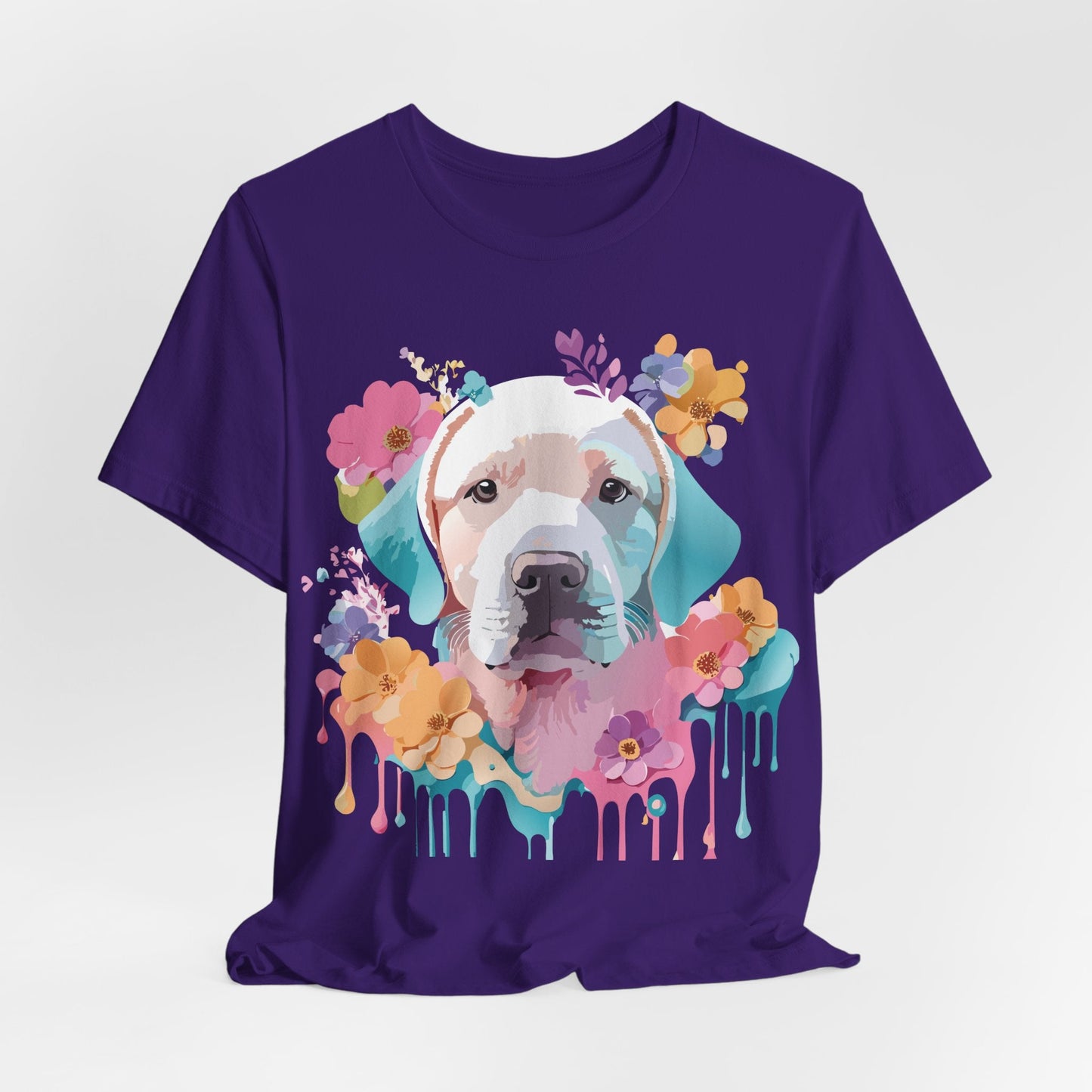 Dog Graphic Tee Unisex Vintage Inspired Art Design Adelpha Short Sleeve Jersey Shirt