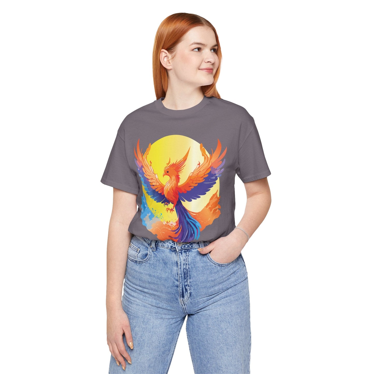 Unisex Animal Print Tee Shirt With Art Design Wild Animals Short Sleeve Comfort Fit