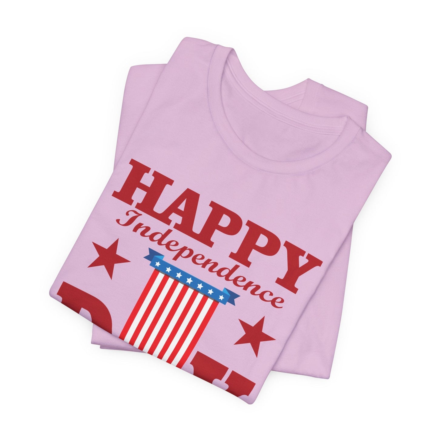 Happy Independence Day Graphic Unisex Cotton T-Shirt 018