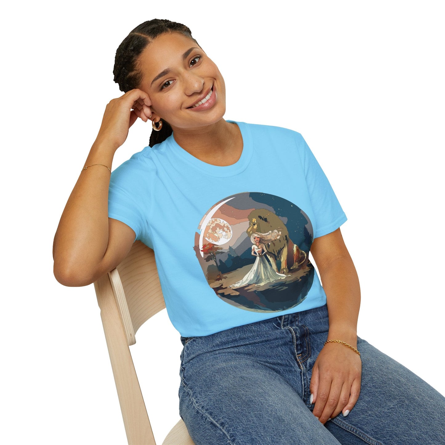 Womens Graphic T Shirt Art Design Unisex Softstyle 64000 Gildan Short Sleeve Tee