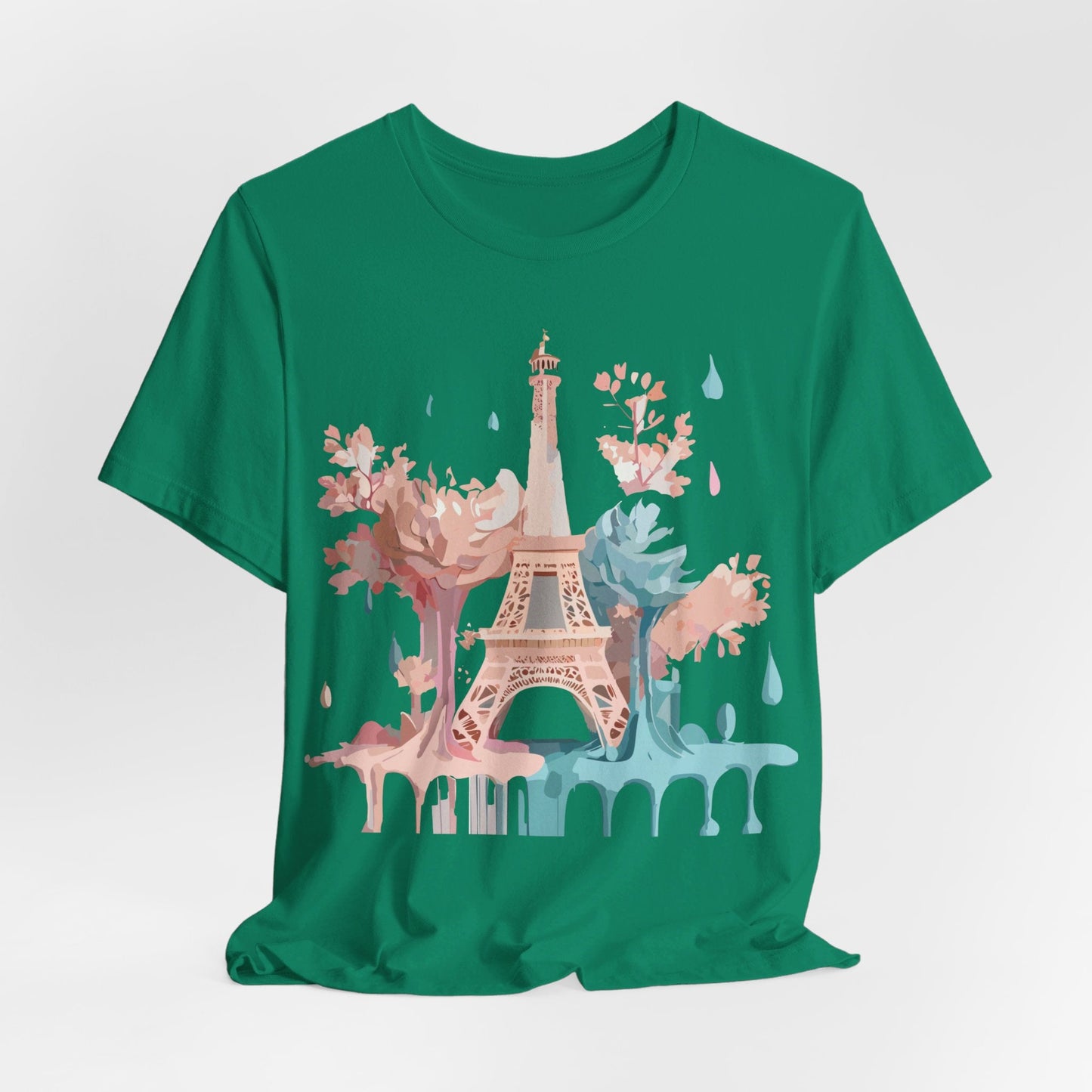 Unisex Paris Graphic Tee By Adelpha Vintage Inspired Tourist Shirt Short Sleeve Collection