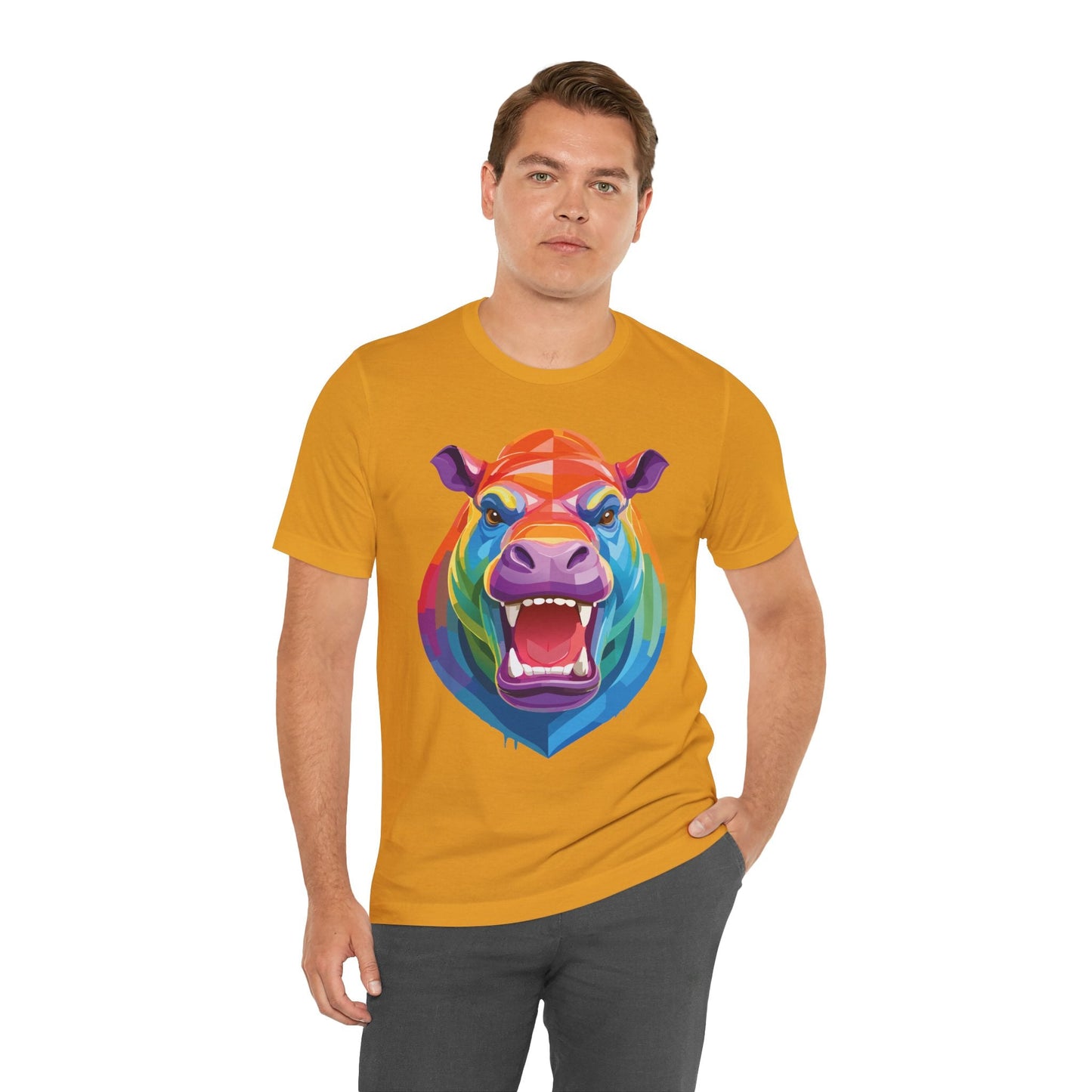 Unisex Animal Shirt with Animals Graphic Tee Art Design Wild Animals Shirt Tee for Everyone