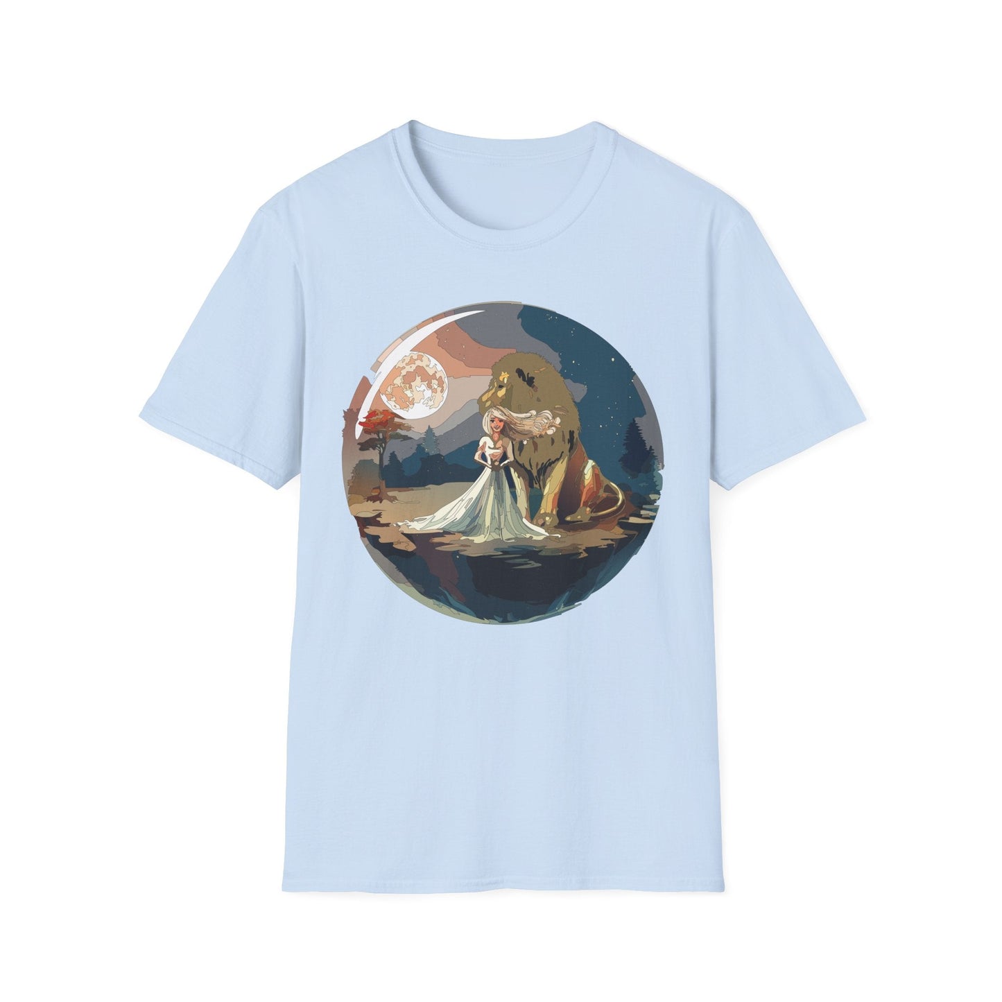 Womens Graphic T Shirt Art Design Unisex Softstyle 64000 Gildan Short Sleeve Tee