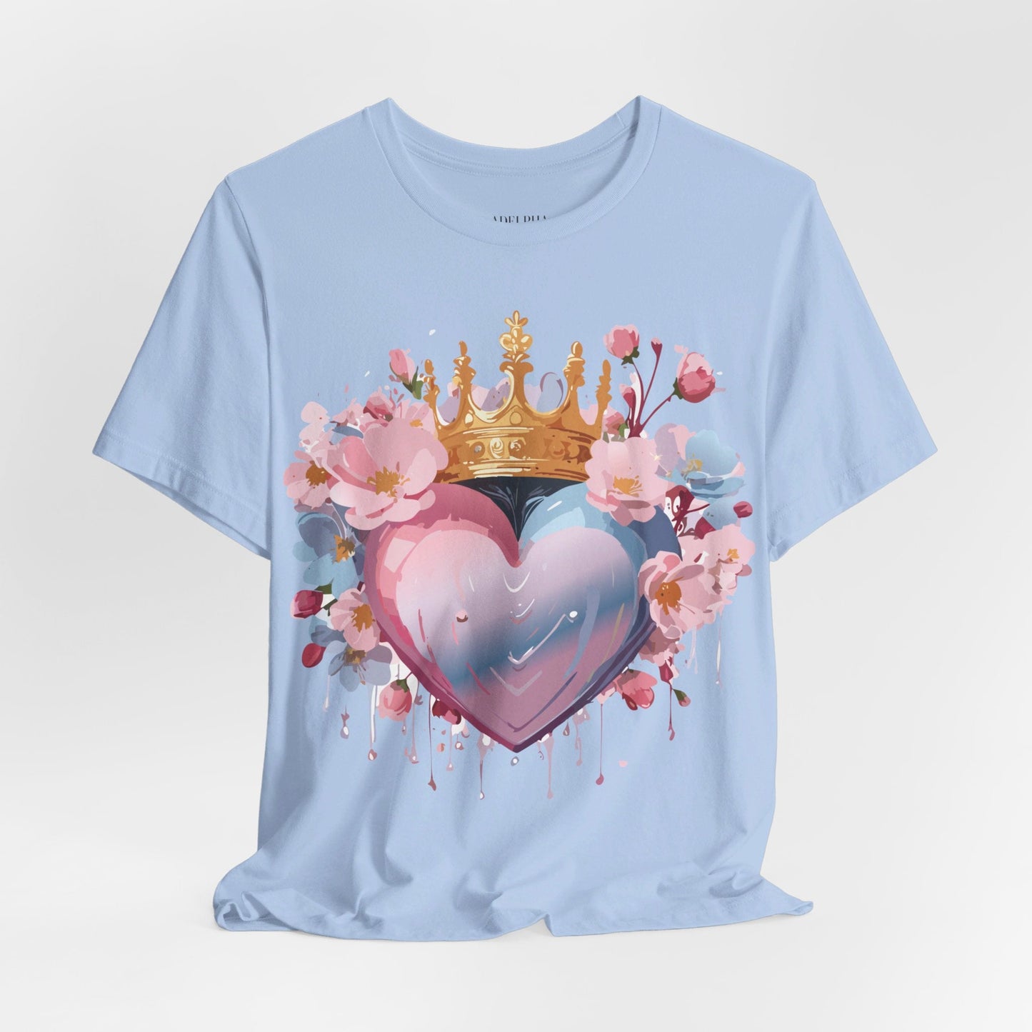 Valentine Graphic Tee Unisex Jersey Short Sleeve Adelpha Vintage Inspired Artwork