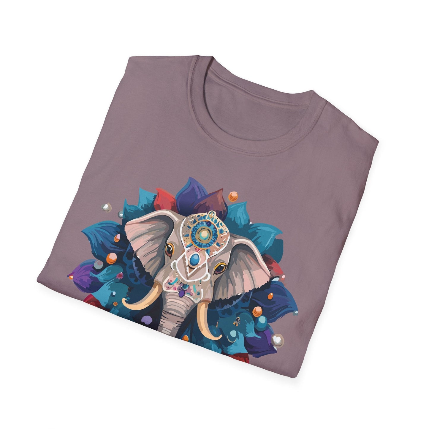 Elephant T Shirt Unisex Softstyle 64000 Short Sleeve Cotton Tee Comfortable Everyday Wear