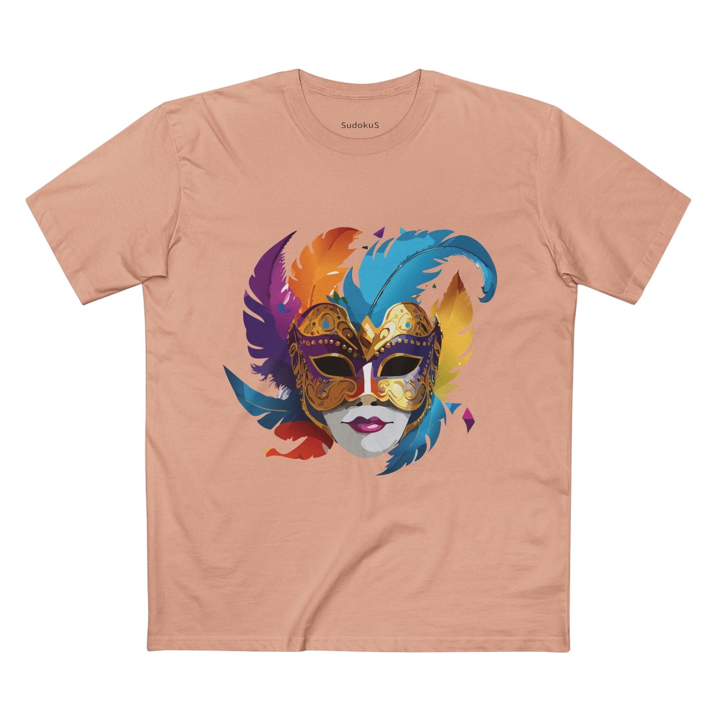 Mask Graphic Unisex 100 Cotton Staple Tee 39