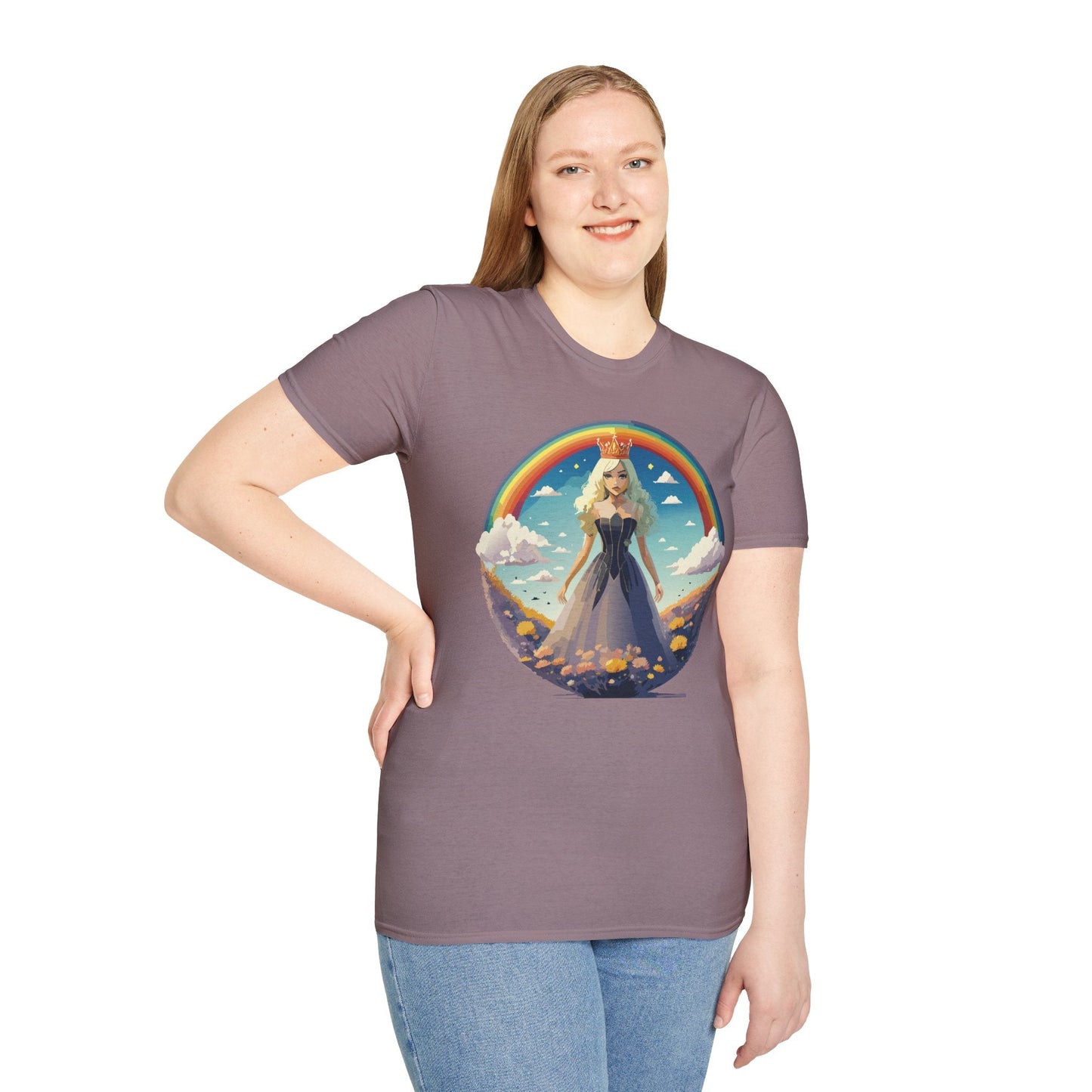 Womens Graphic T Shirt Art Design Tee 100 Percent Cotton Short Sleeve Softstyle Unisex