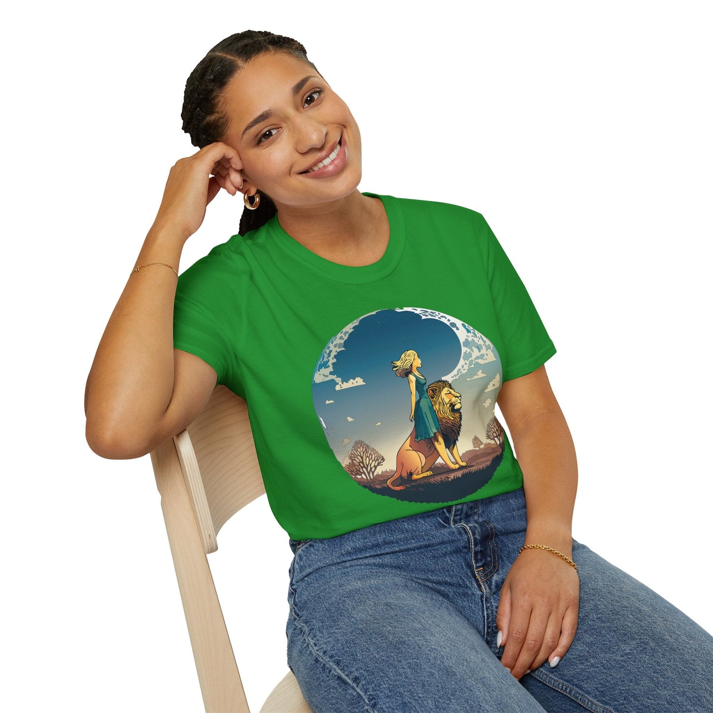 Womens Graphic T Shirt Art Design Tee Softstyle 64000 100 Percent Cotton Unisex Comfort