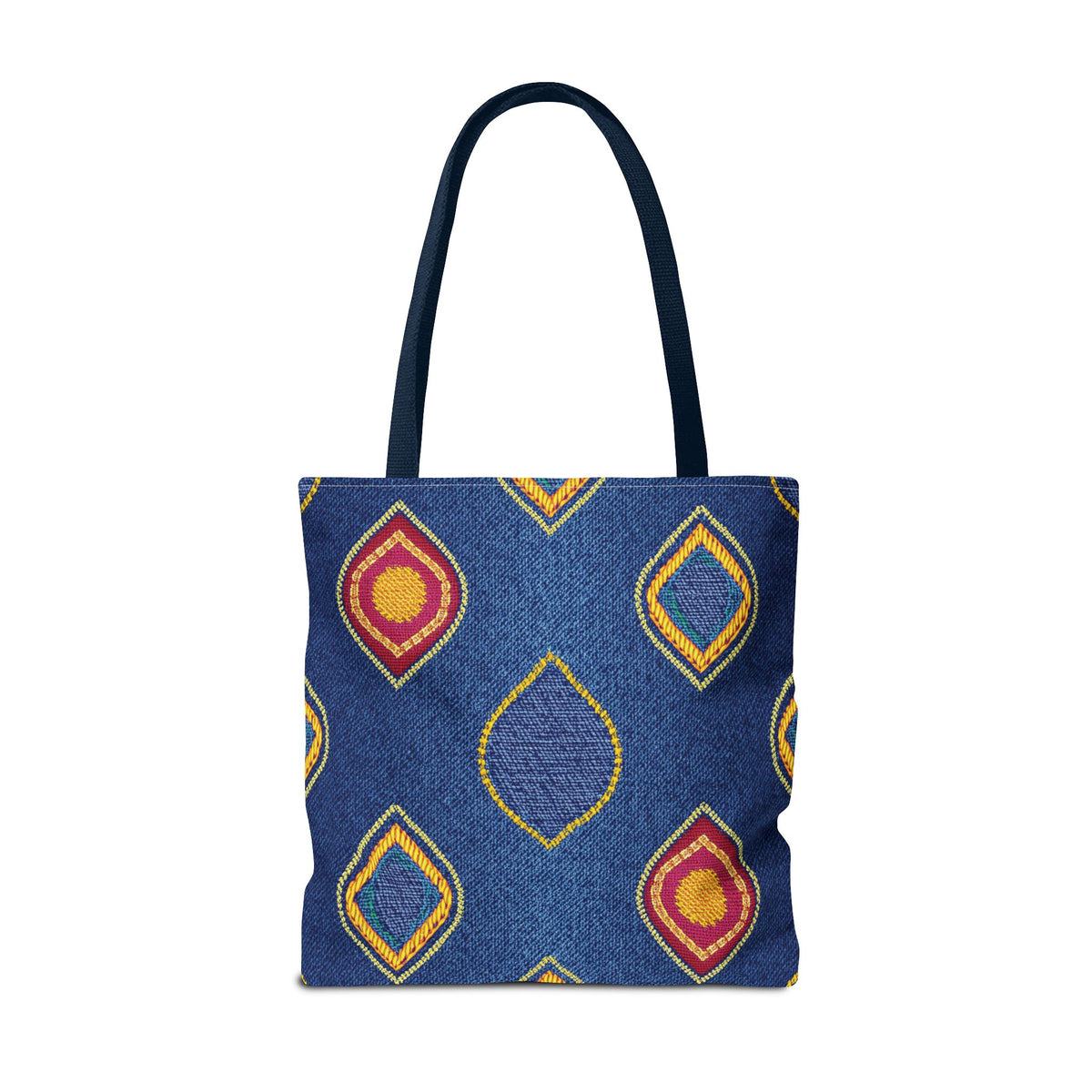 Diwali Graphic Denim Fabric Imitation Print Unisex Canvas Bag Poly Spun 3 Sizes Tote Bag 205-19