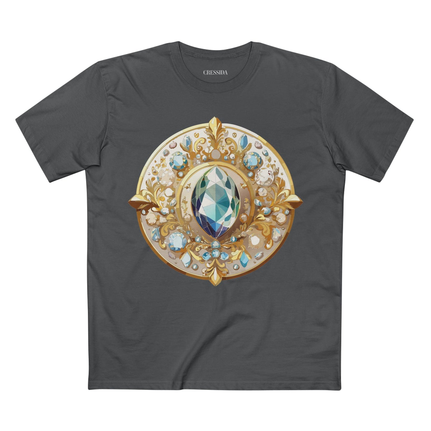Medallion Graphic T-Shirt Unisex 100 Cotton With Gold Art Design Medal Tee 21