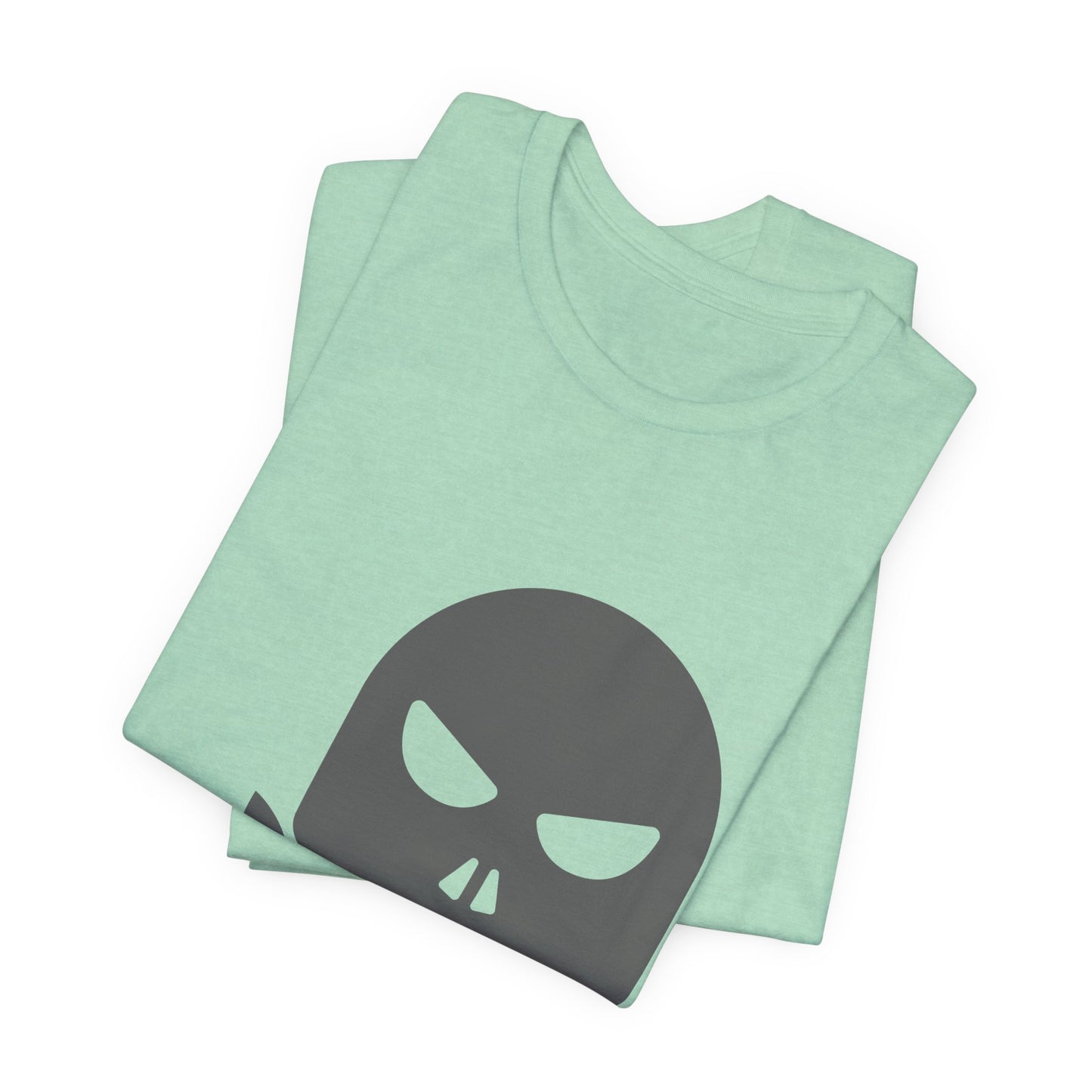 Unisex Cotton Tee Shirt with Skull