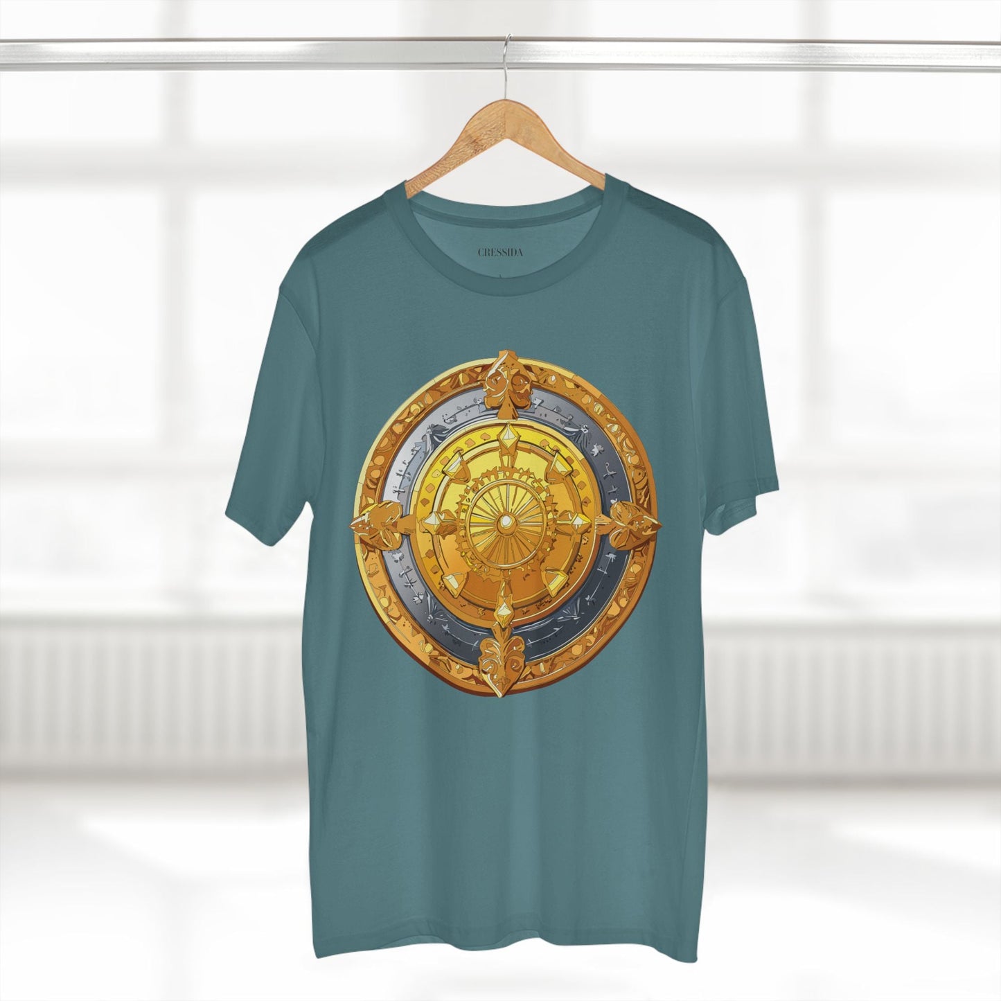 Antique Gold Coin Graphic Design T-Shirt Unisex 100 Cotton With Golden Print Artwork Tee 5
