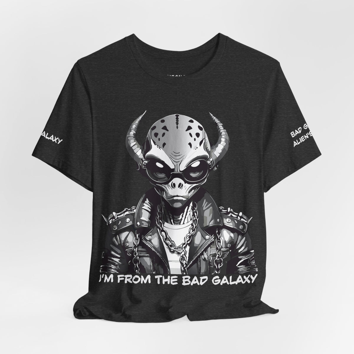 Alien Graphic Unisex Cotton Bella+Canvas Tee with Art Design b80