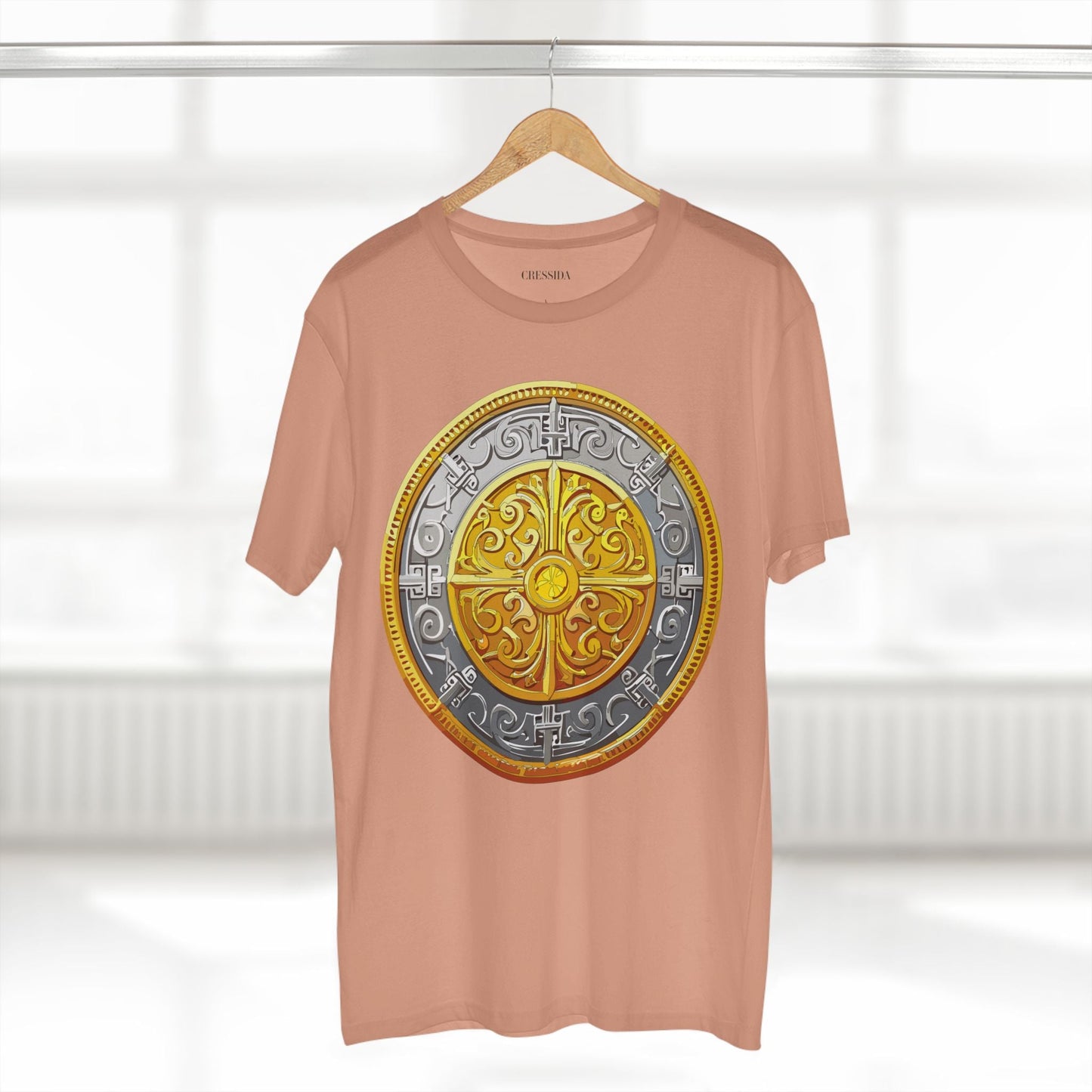 Antique Gold Coin Graphic Design T-Shirt Unisex 100 Cotton With Golden Print Artwork Tee 18