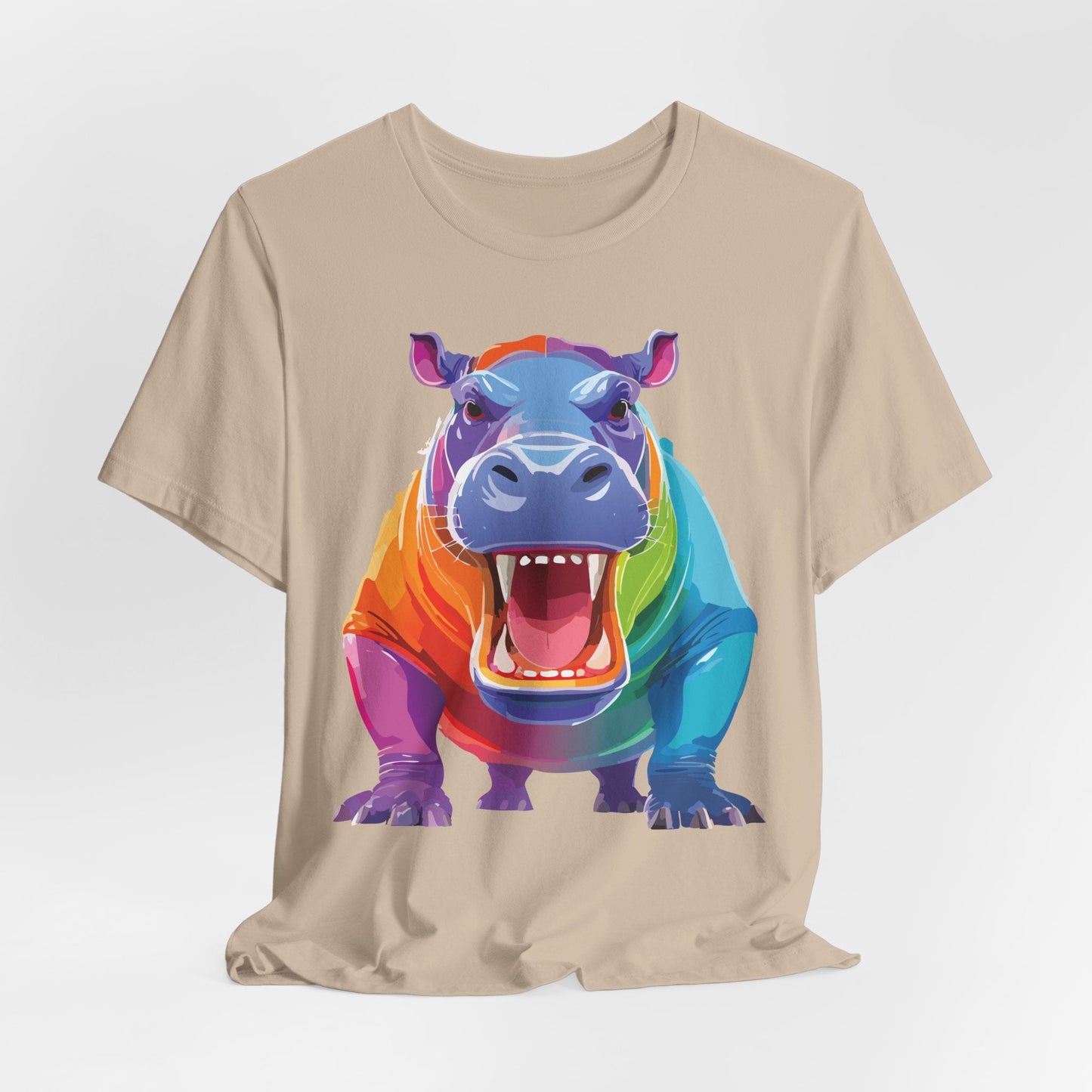 Unisex Animal Tee Shirt With Art Design Wild Animals Graphic Tee For Men Women All Sizes