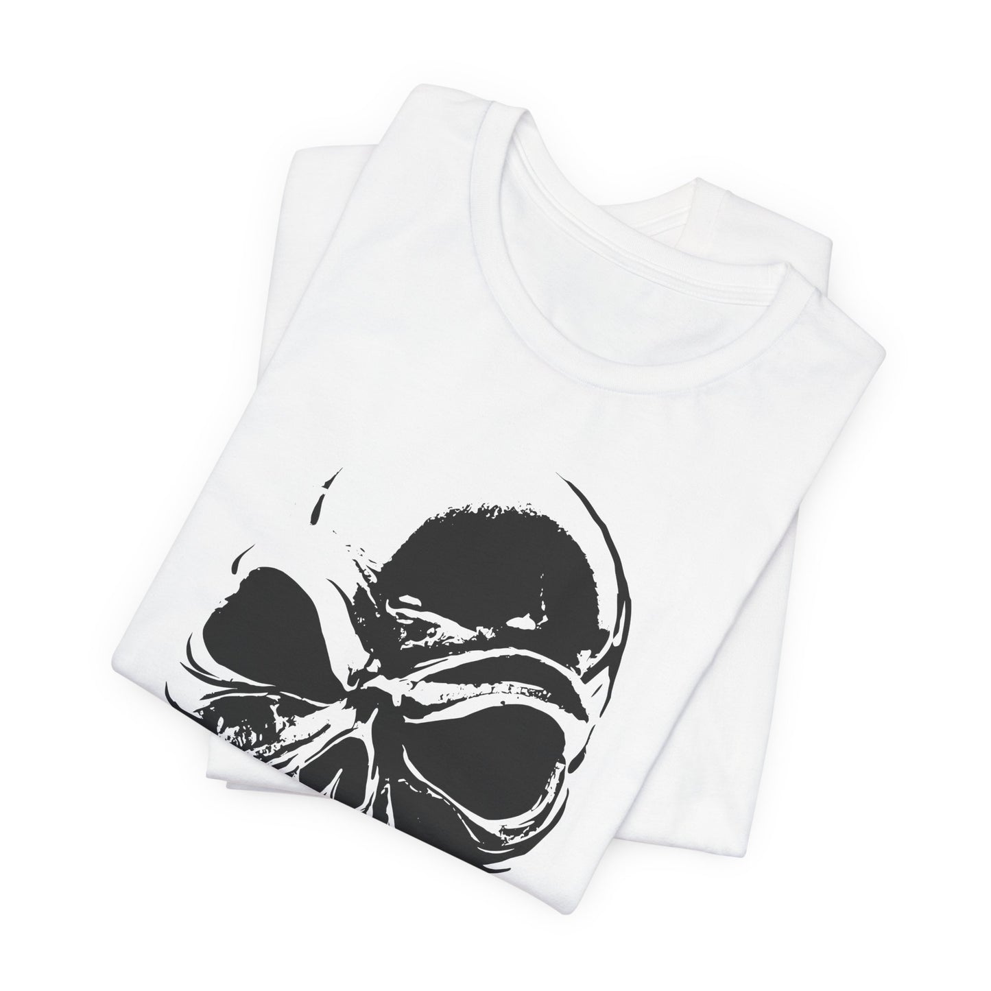 Black Skull Graphic Design Tee, Skull Shirt, Vintage Tees, Art Design T-Shirt, Vintage Graphic Tee, Art Shirts with Skulls