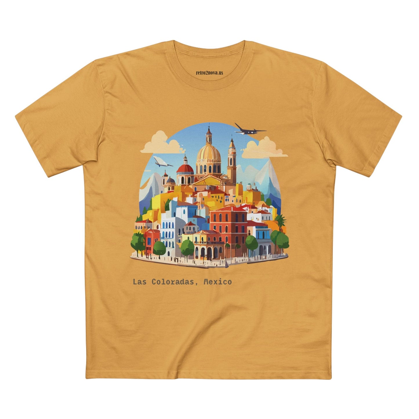 Travel Shirt Mexico Original Art Tee Unisex Premium Cotton Staple Tee With Retro2Nova Design