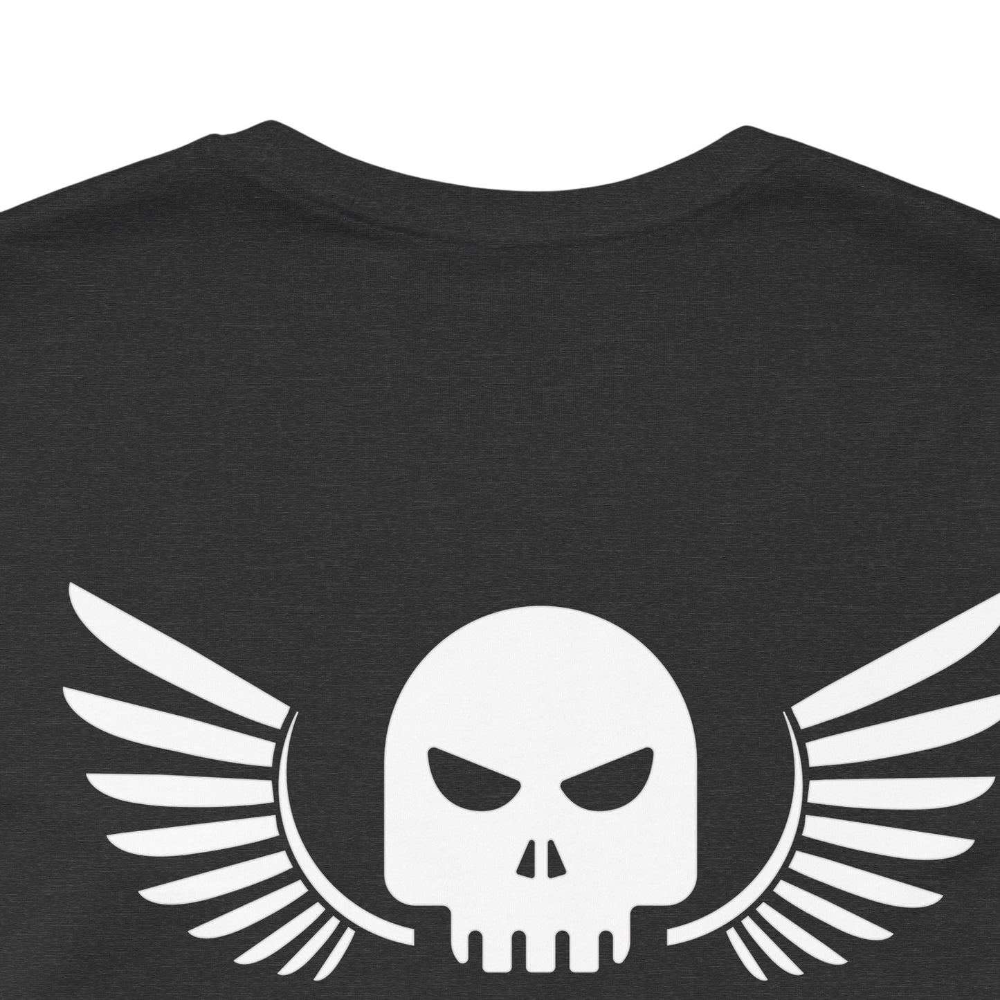 Unisex Cotton Tee Shirt with Skull