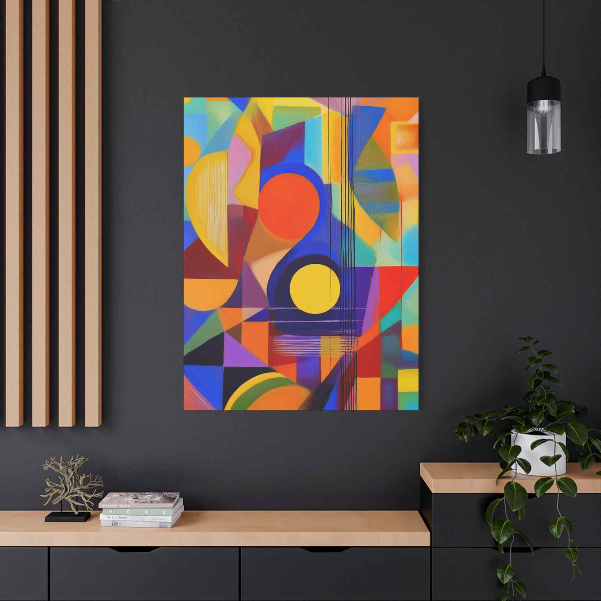 Abstract Painting Print Canvas 20x24,20x30,24x30, 24x32,24x36,30x40, 32x48,36x48,40x60 Pine-Wood Inner Frame ABS-9