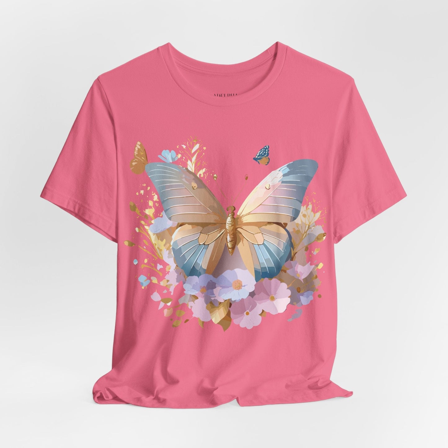 Butterfly Graphic Tee By Adelpha Vintage Inspired Unisex Short Sleeve