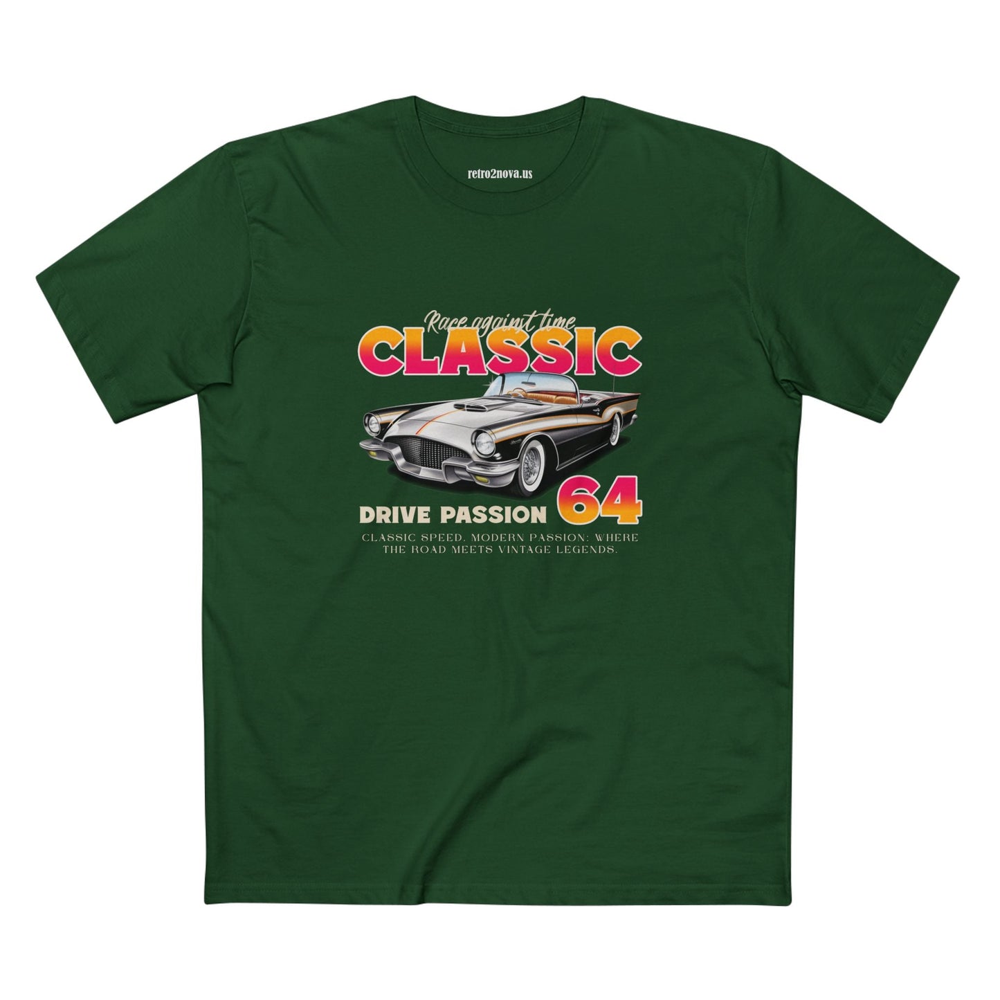 Retro Car Shirts Vintage Car Shirts Unisex Premium Cotton Tee With Original Art Design RC 16