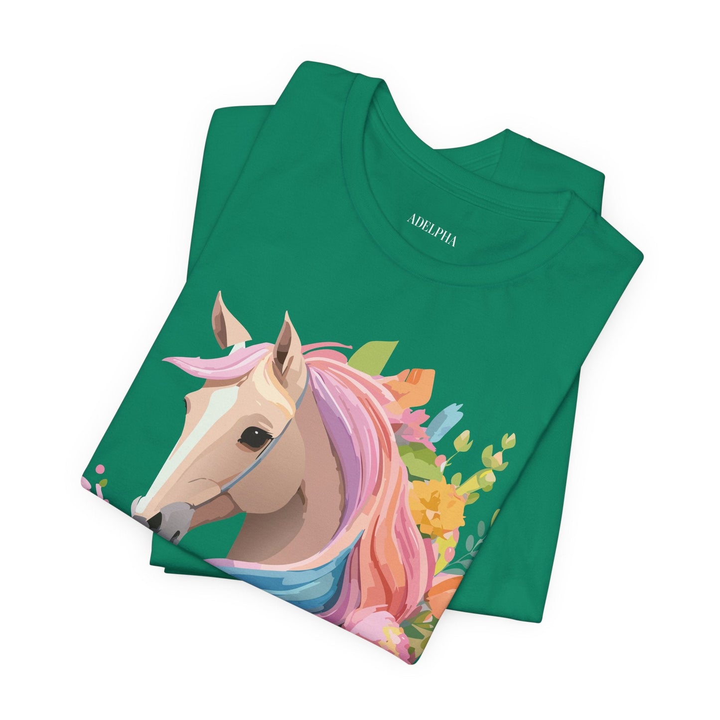 Horse Graphic Unisex 100 Cotton Vintage Animal Art T-Shirt 2