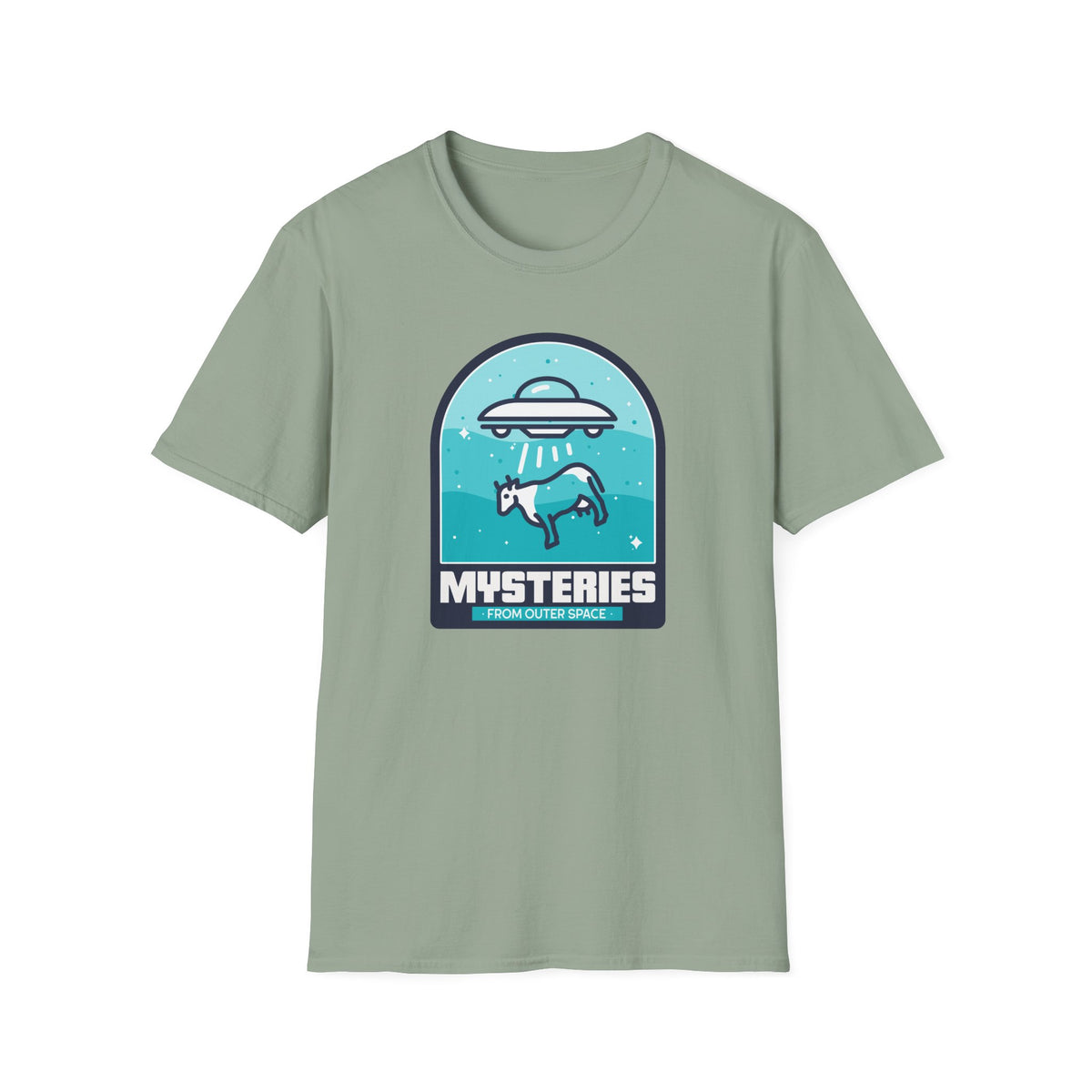 Funny UFO Aliens Graphic Unixes Gildan 100 Cotton Tee Shirt 127