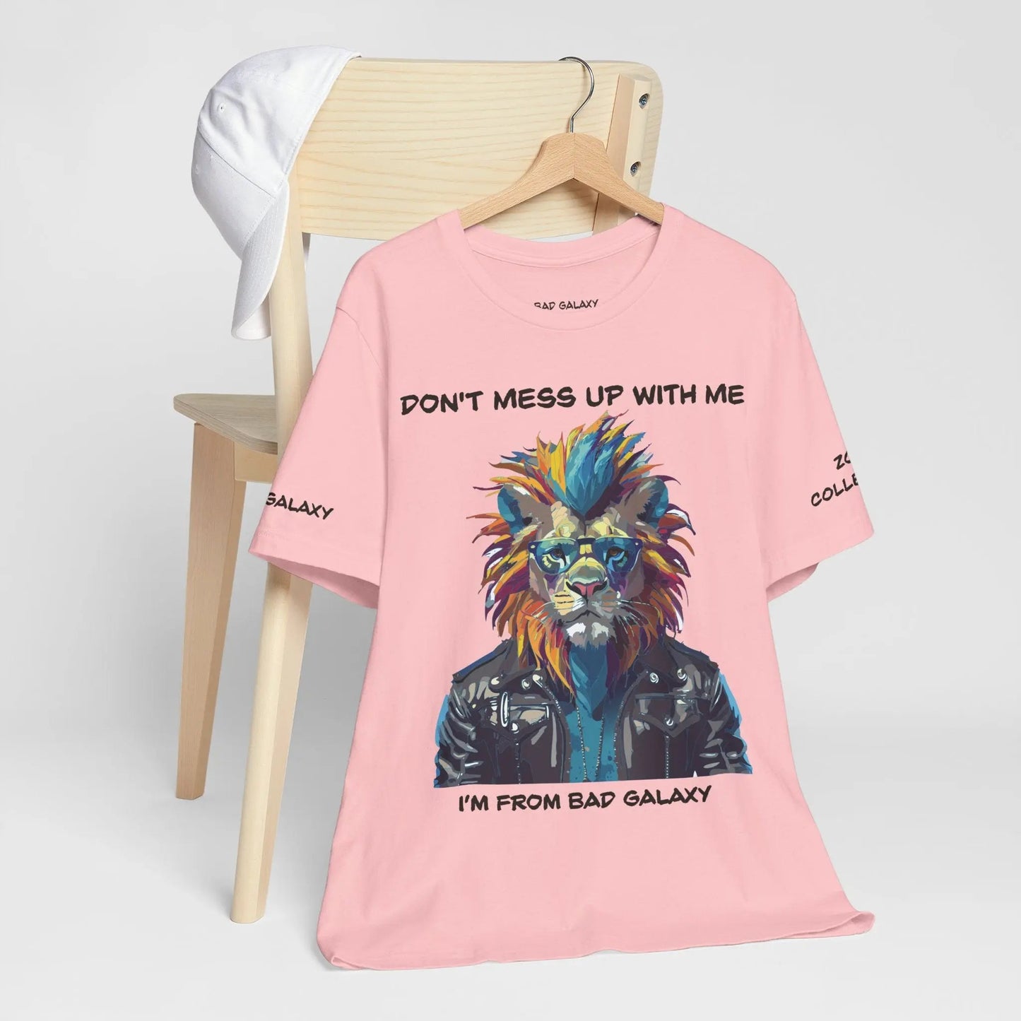 Bad Galaxy Animal T Shirt 100 Percent Cotton Eco Friendly Ink USA Printed Durable Stitching