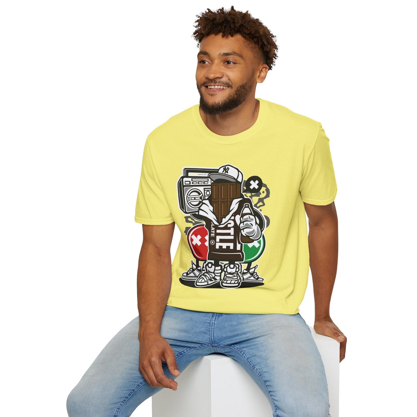 Gildan Softstyle Unisex Cartoon T Shirt Animation Funny Tee Breathable 100 Percent Cotton