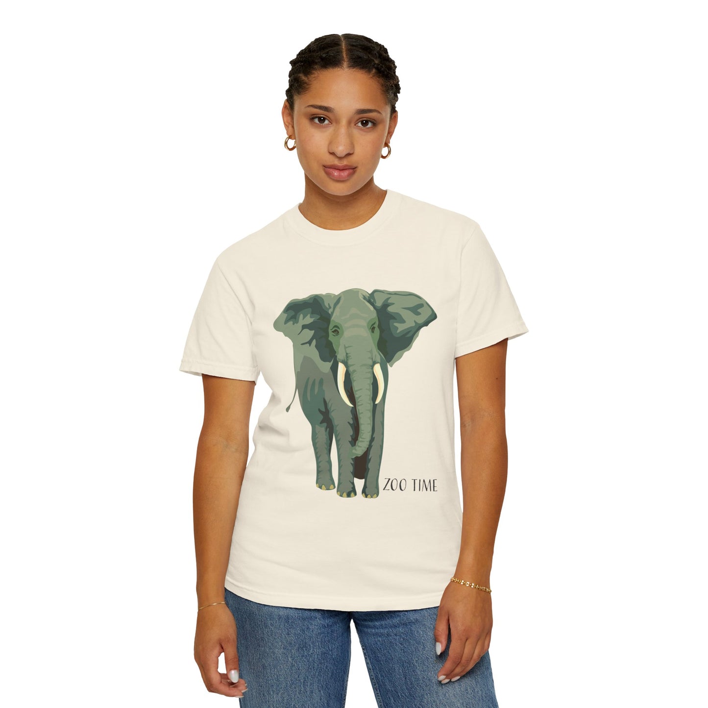 Unisex T-shirt with animal prints