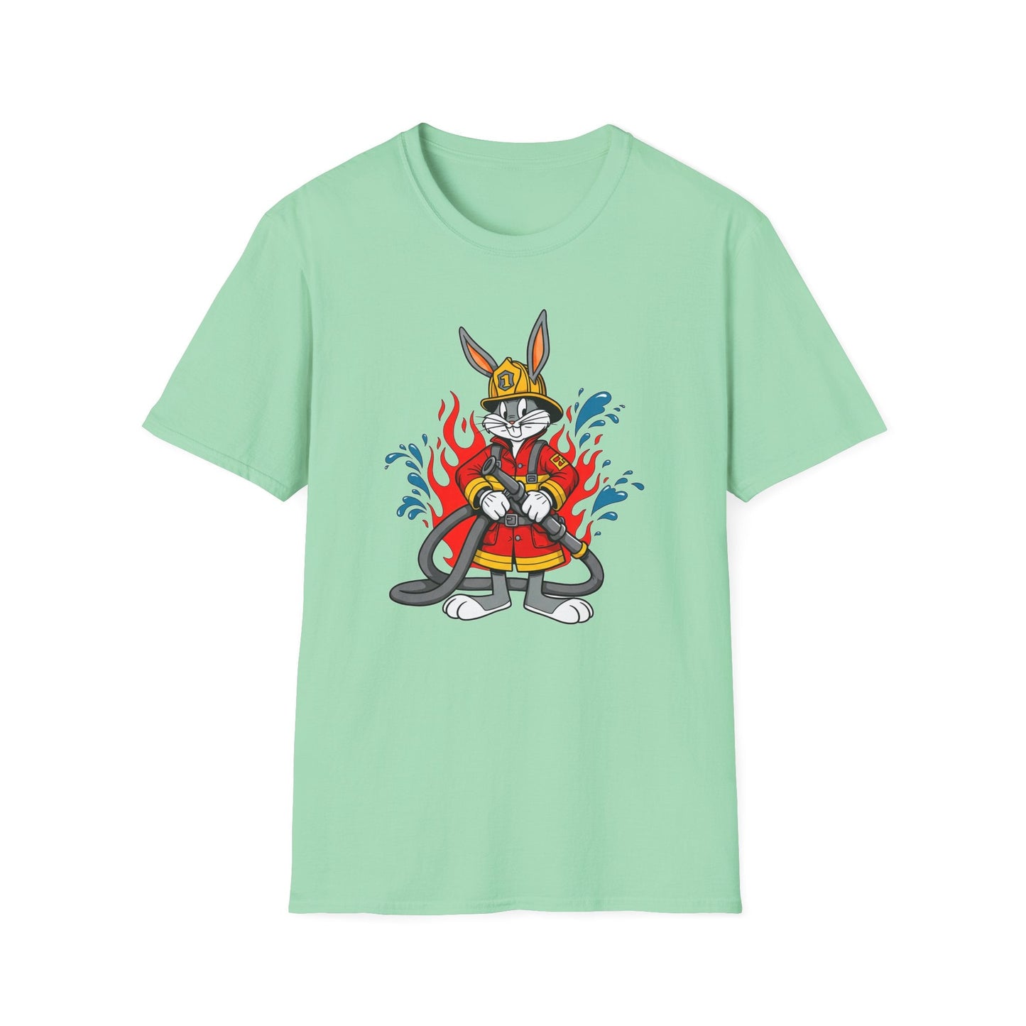 Bugs Bunny T Shirt Unisex Cartoon Tee Softstyle 64000 Cotton Graphic Tee For Fans