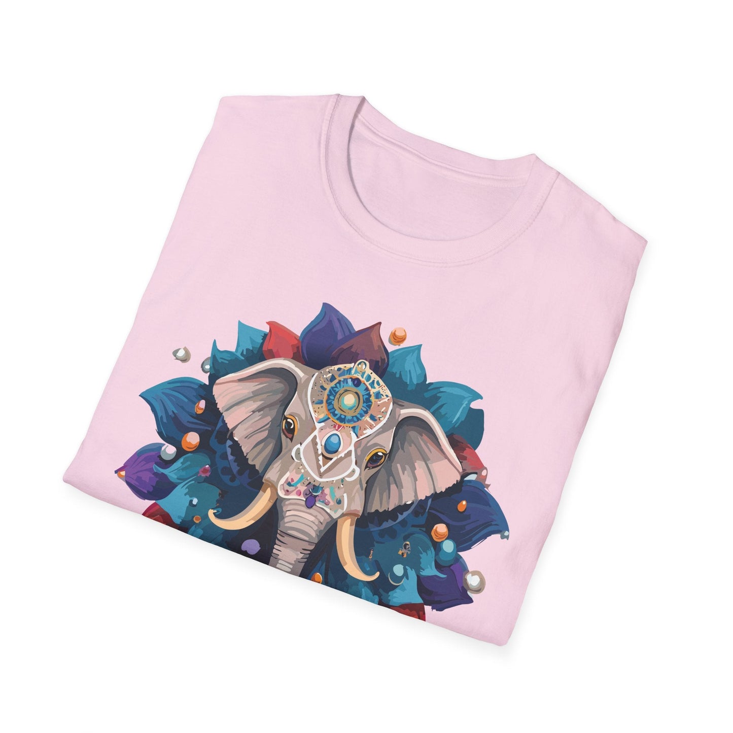 Elephant T Shirt Unisex Softstyle 64000 Short Sleeve Cotton Tee Comfortable Everyday Wear