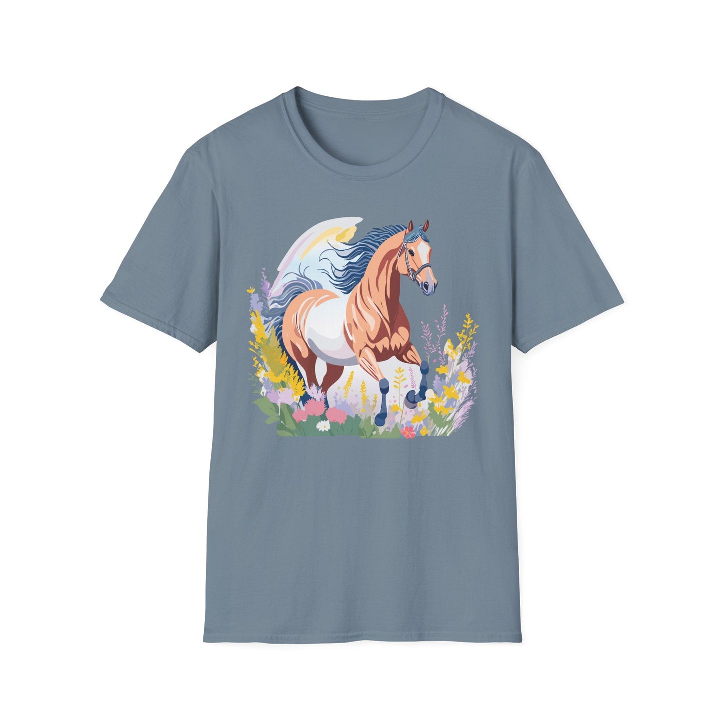 Horse Shirt Unisex Gildan Softstyle Tee 100 Ring Spun Cotton
