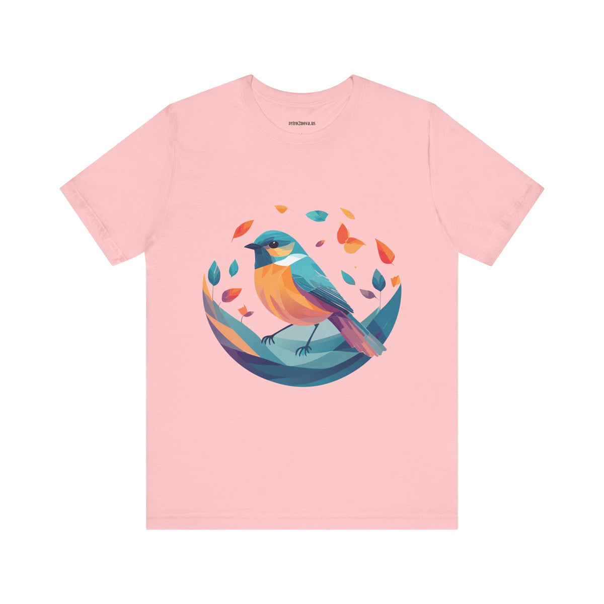 Bird Graphic Unisex Cotton Bella+Canvas Tee with Animal Design ab6