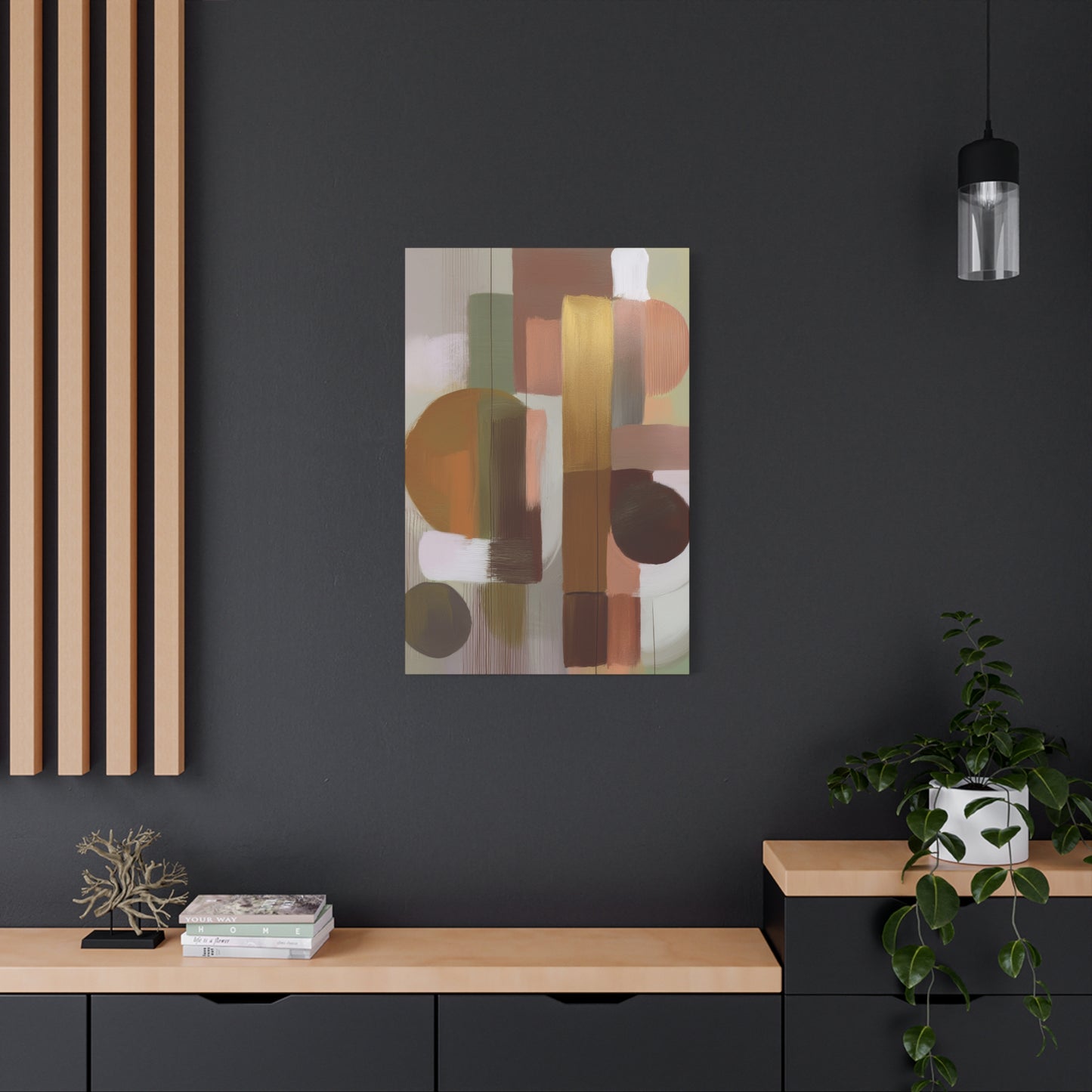 Abstract Geometric Painting Print Canvas 20x24,20x30,24x30 24x32,24x36,30x40 32x48,36x48,40x60 Pine-Wood Inner Frame ABS-52