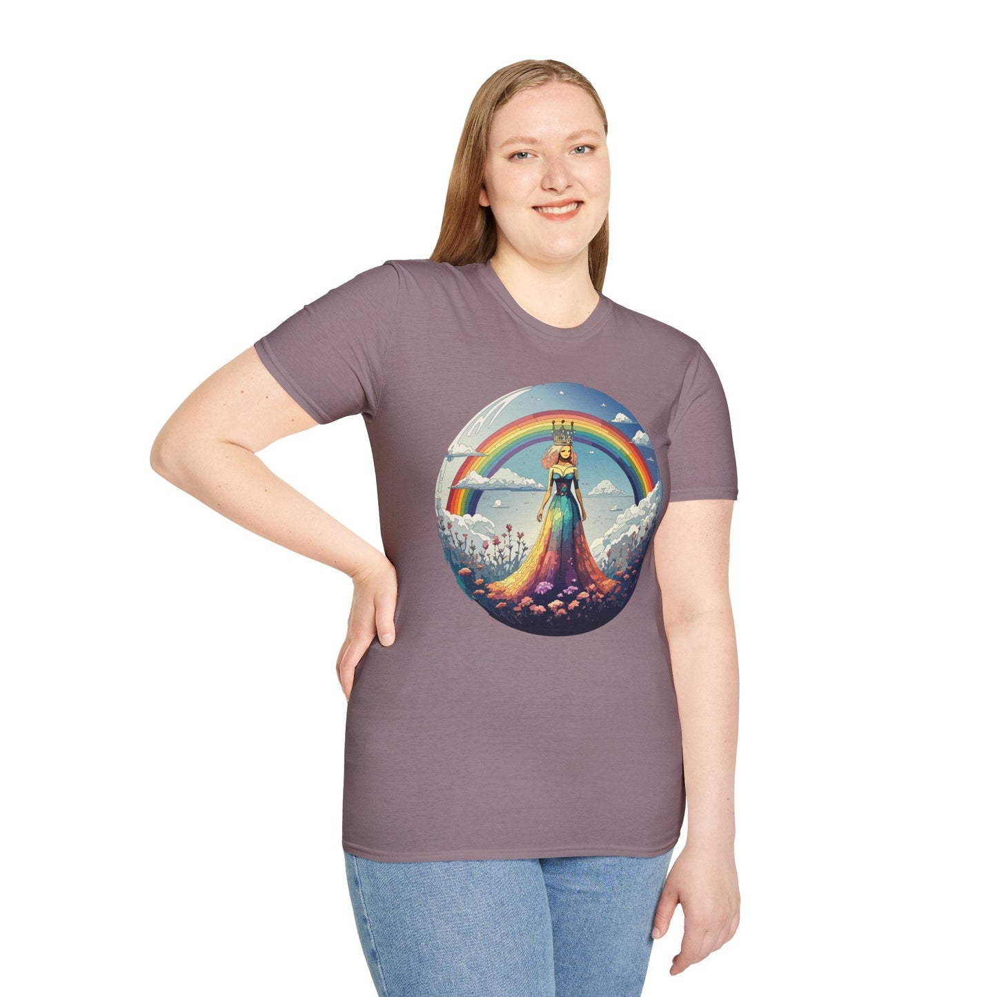 Womens Graphic T Shirt Art Design Tee Softstyle 64000 100 Percent Cotton Comfort