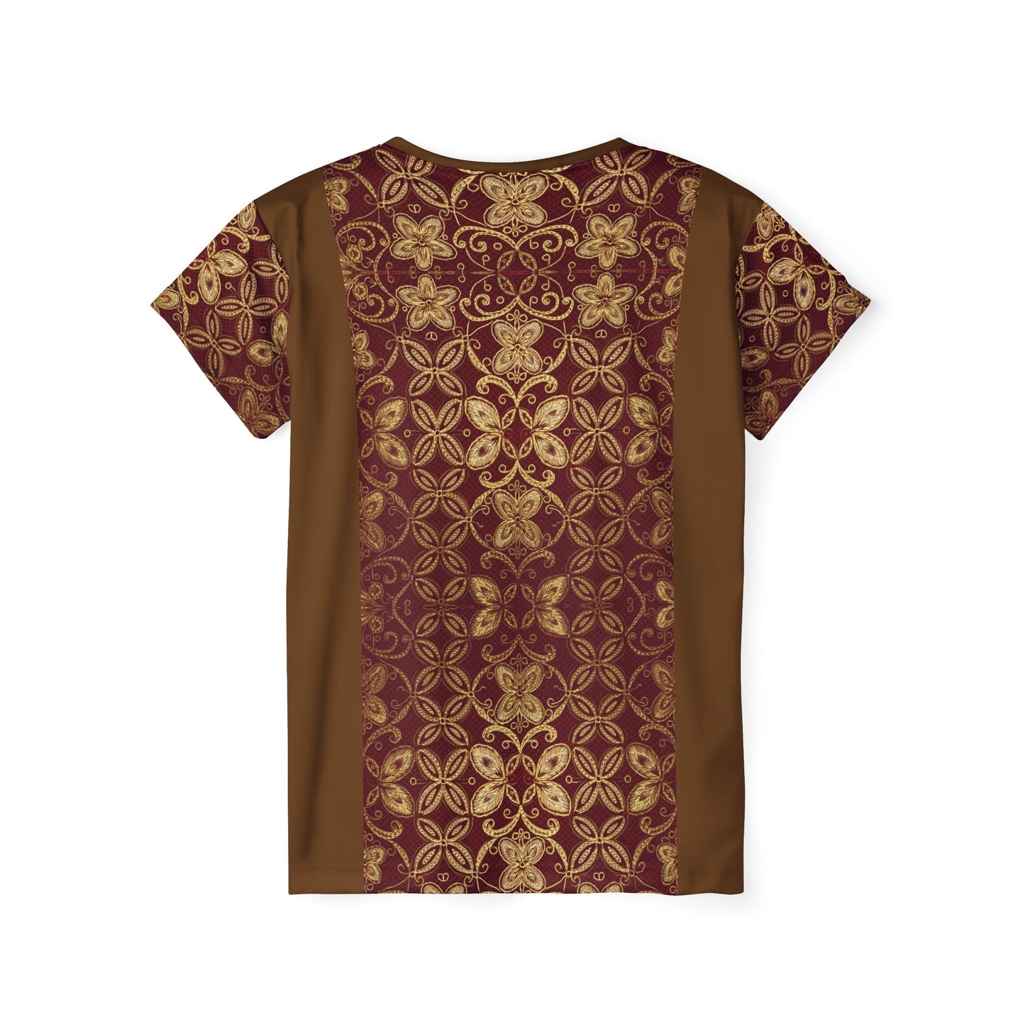 Lace Print Poly Shirt, Poly Shirt with Lace Print, Lace Shirt 51