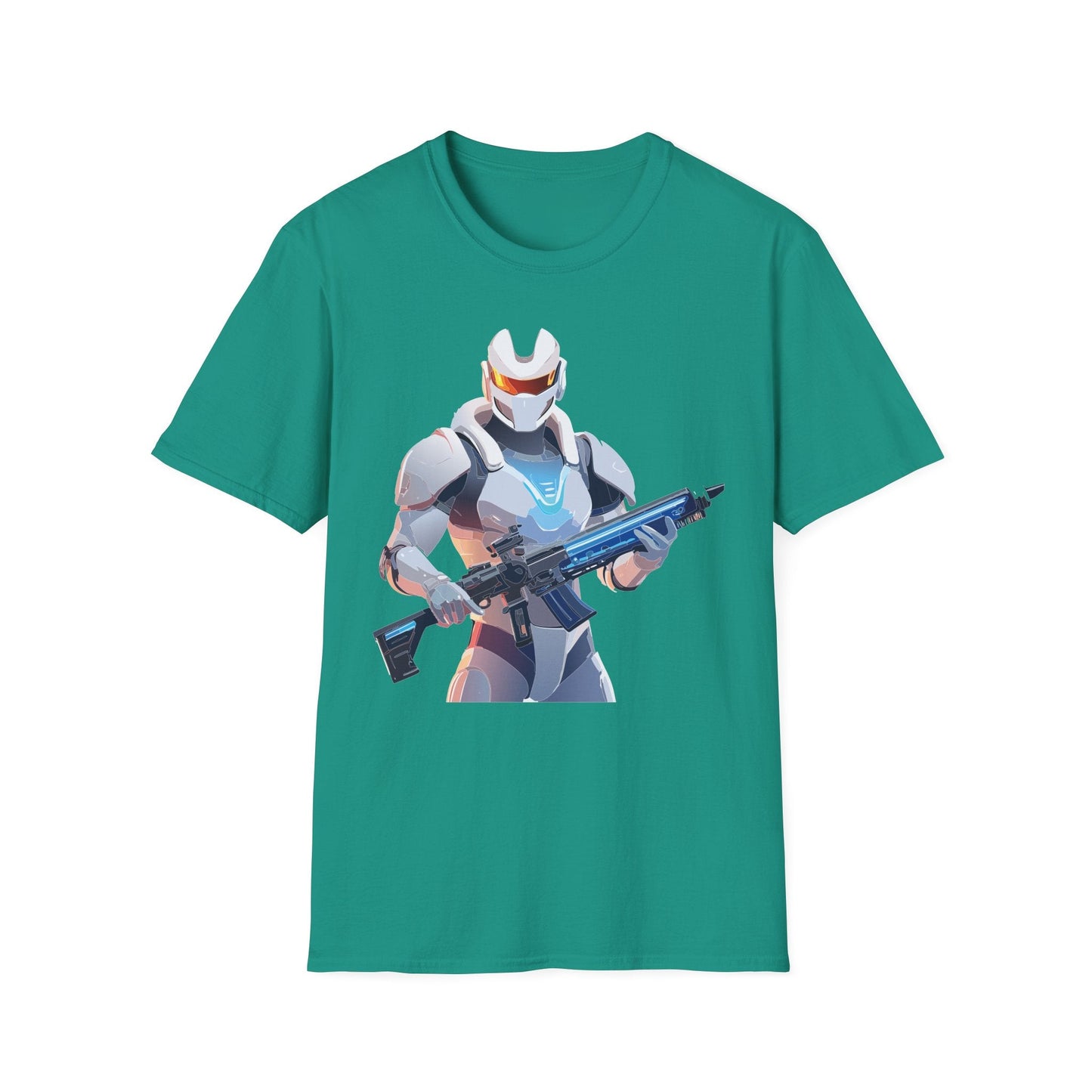 Robocop T Shirt Unisex Gildan Softstyle 64000 100 Percent Ring Spun Cotton Tee With Artwork