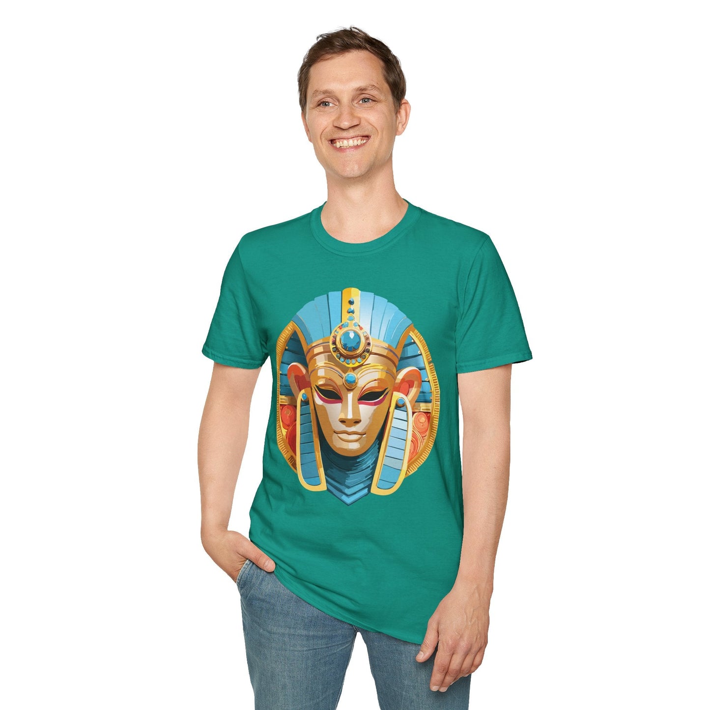 Mask Tee Shirt Unisex Softstyle Short Sleeve Art Design T Shirt 100 Percent Ring Spun Cotton