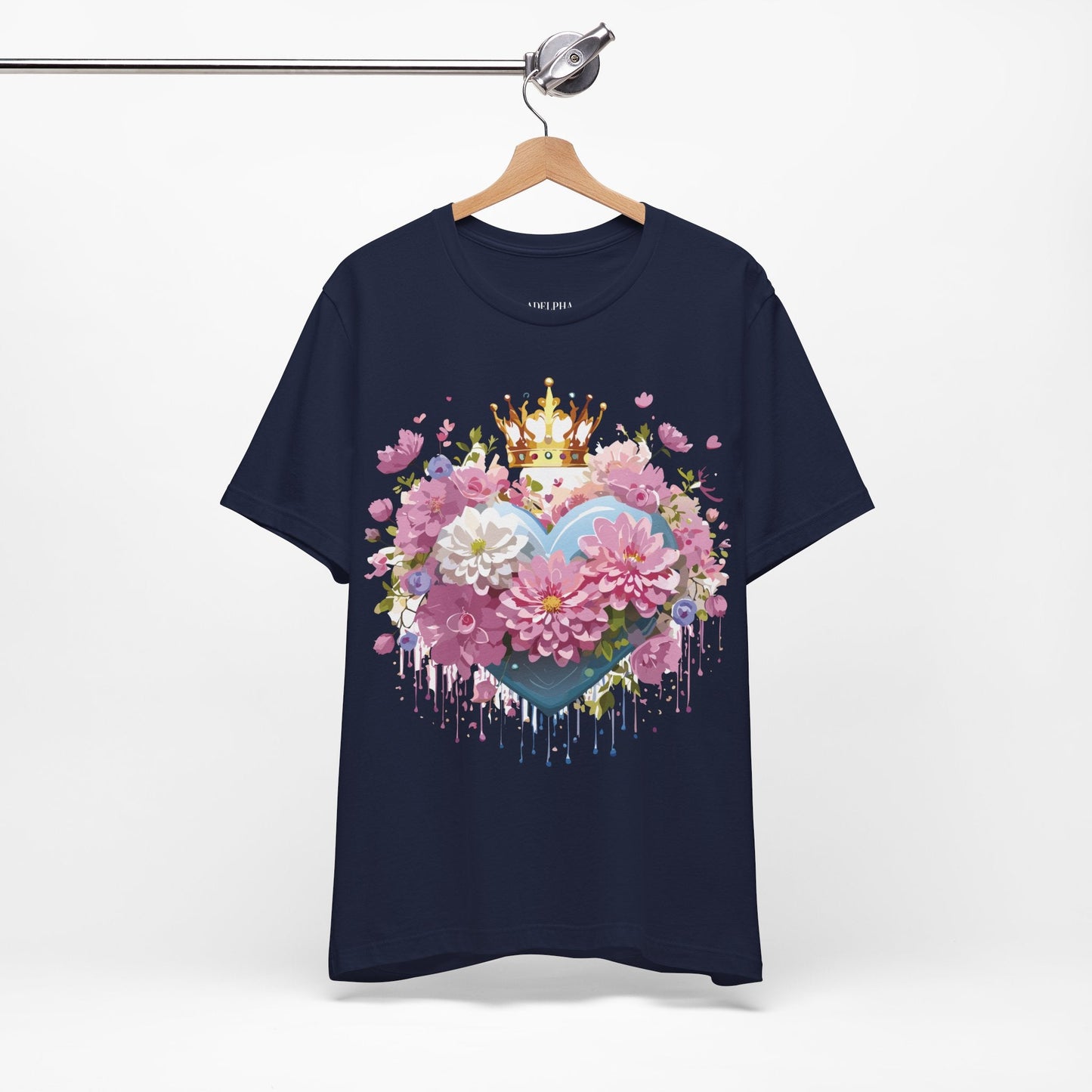 Valentine Graphic T Shirt Unisex Adelpha Vintage Inspired Artwork Tee Premium Short Sleeve